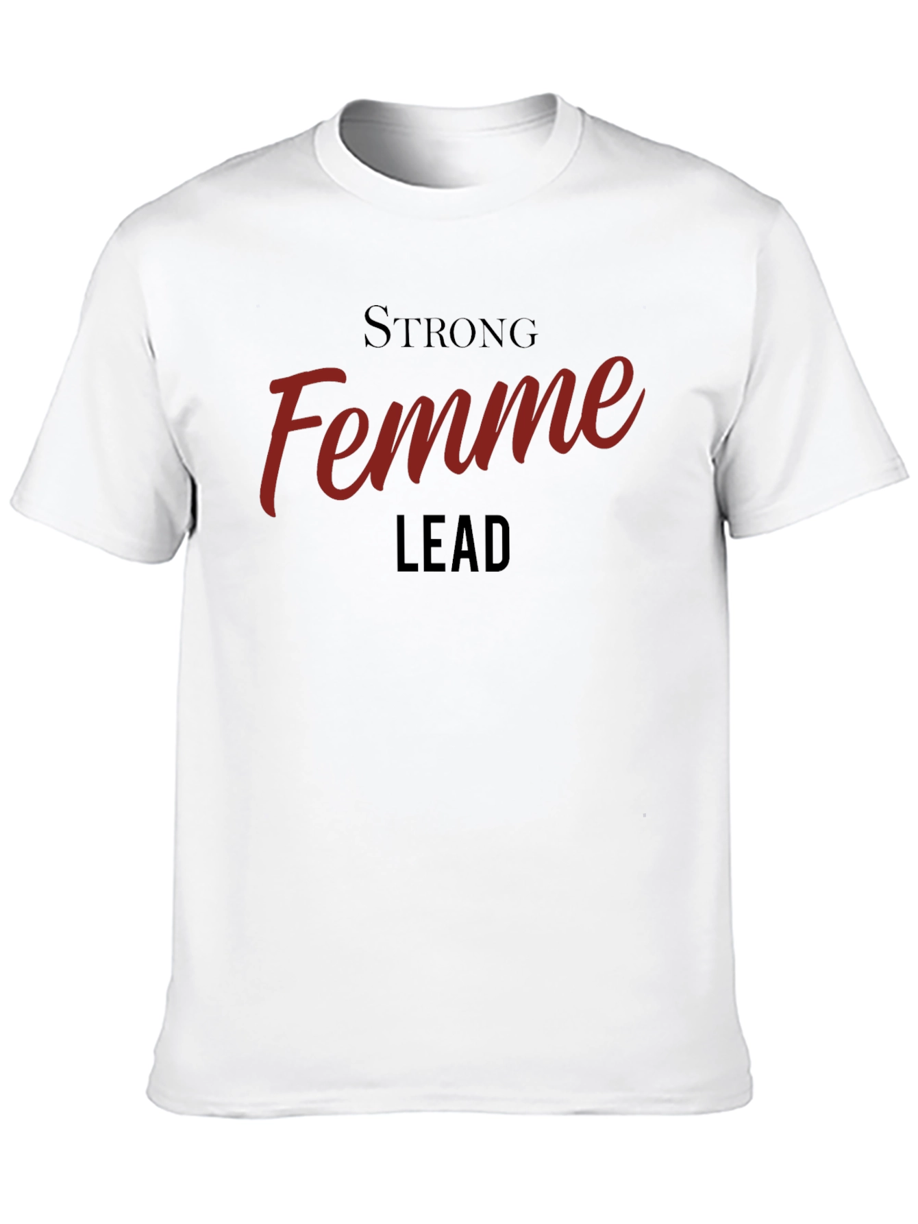 Strong Femme Lead Black Graphic Tee