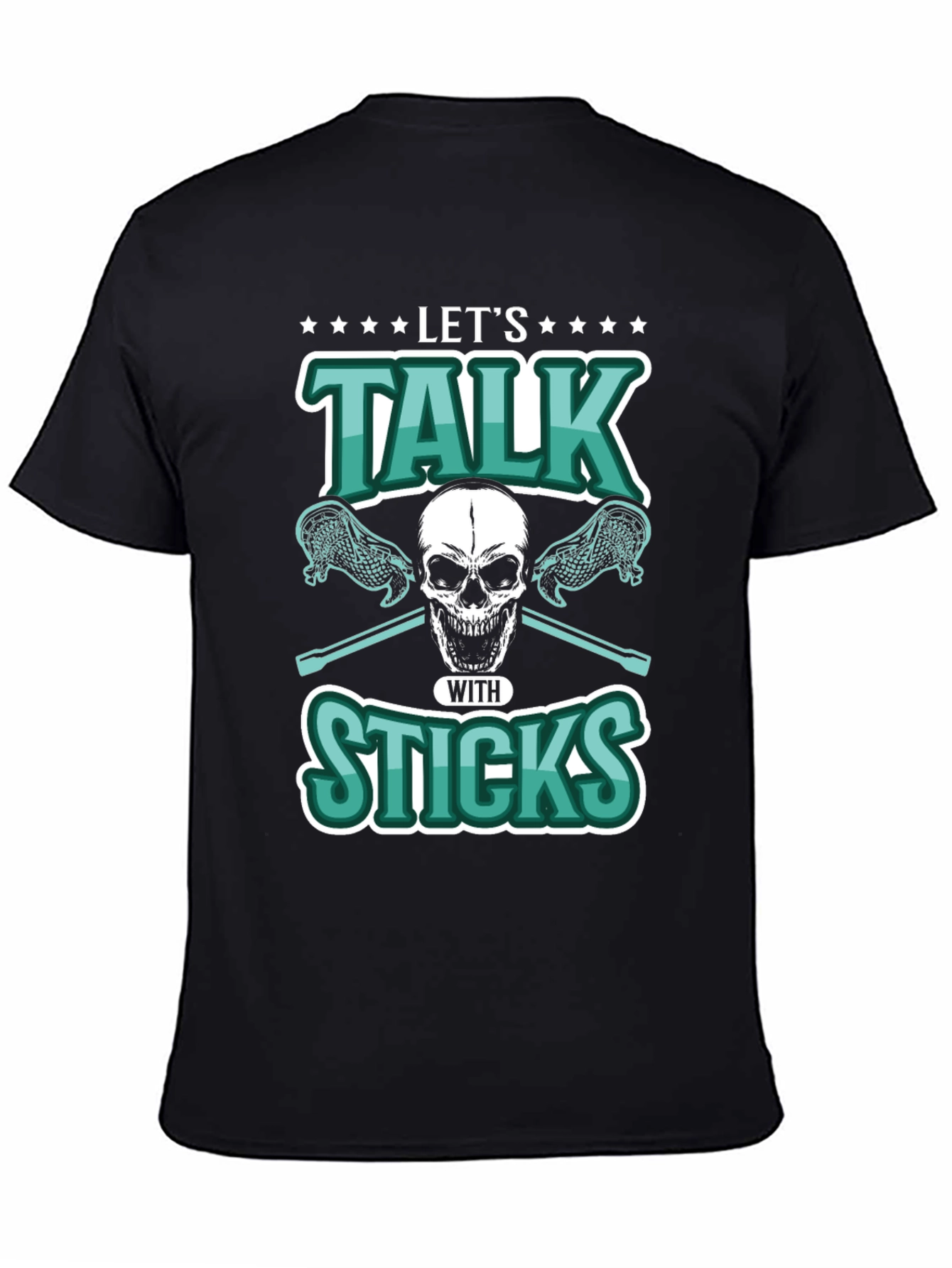 Lets Talk With Sticks Graphic Tee