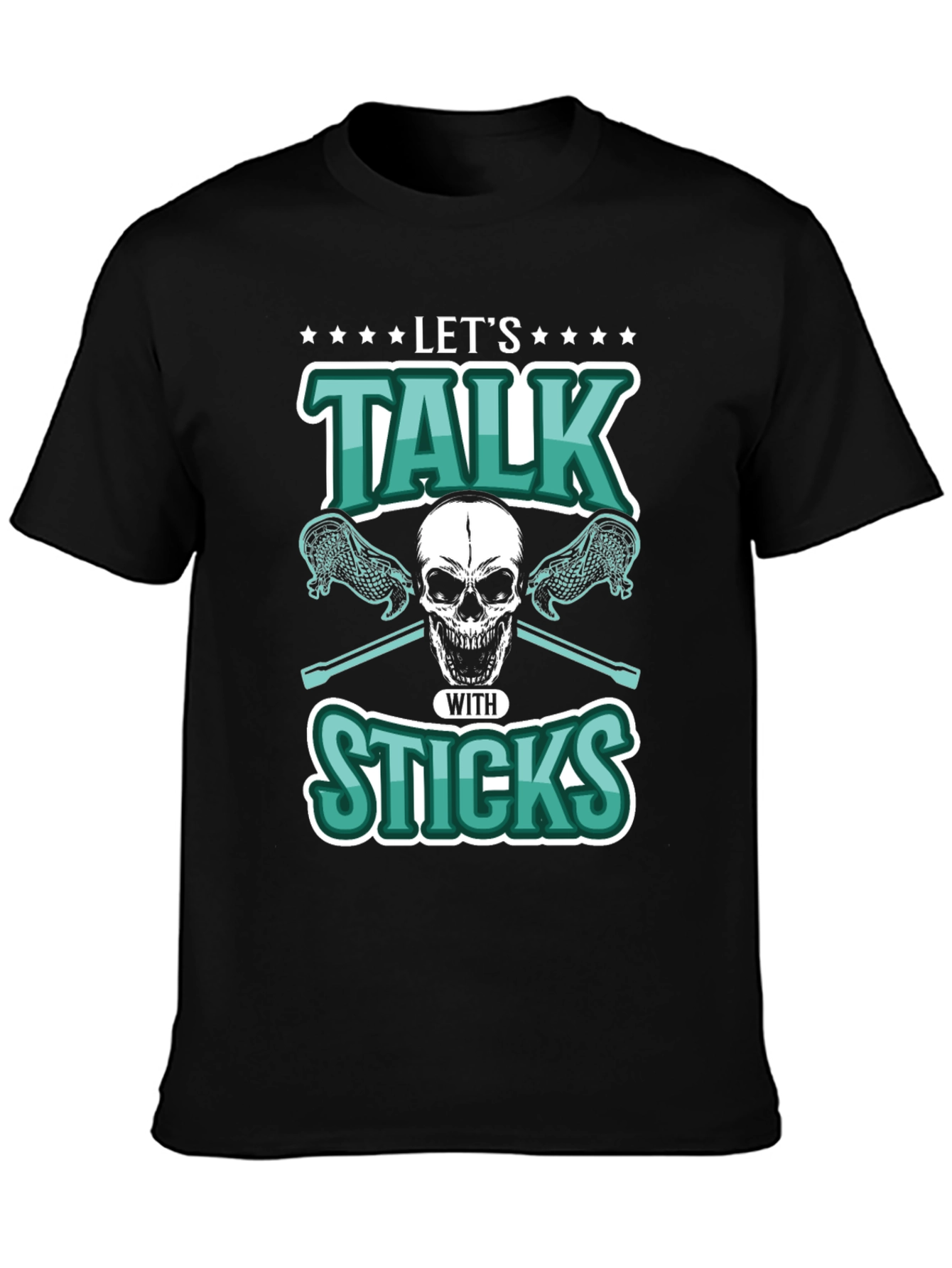 Lets Talk With Sticks Graphic Tee