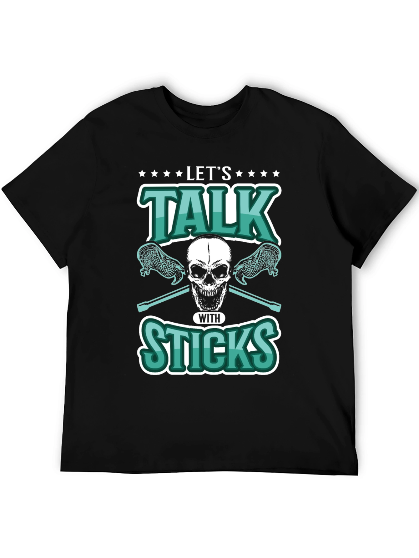 Lets Talk With Sticks Graphic Tee