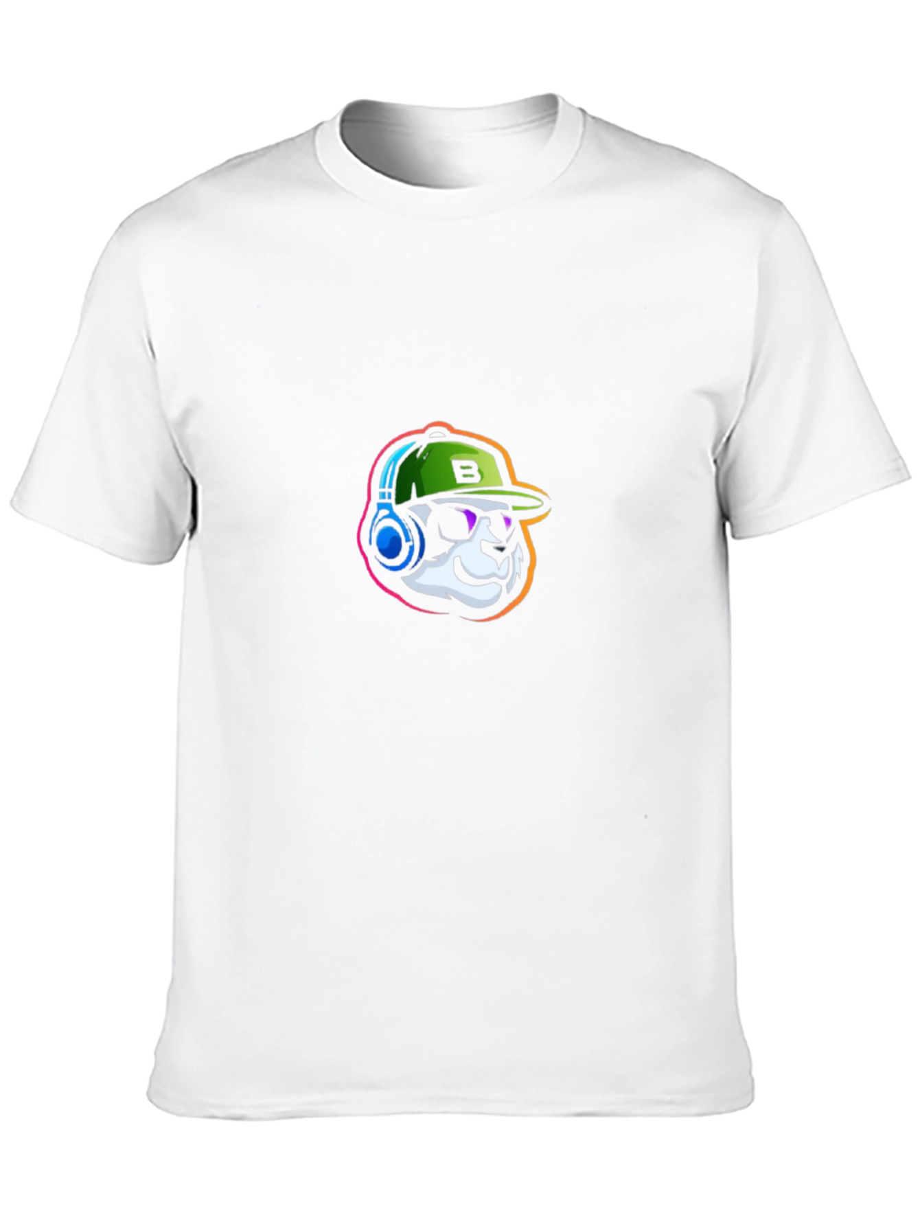 Cool Panda Gamer Graphic Tee - Black