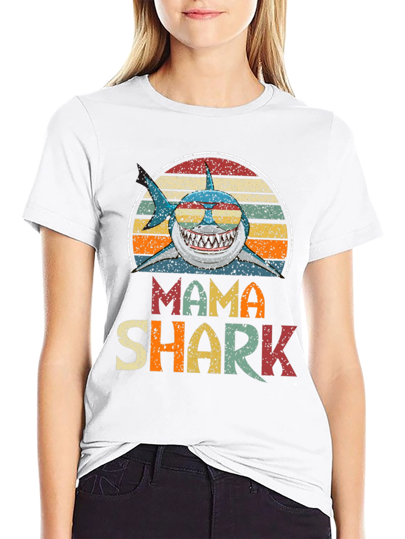 Mama Shark Graphic Tee