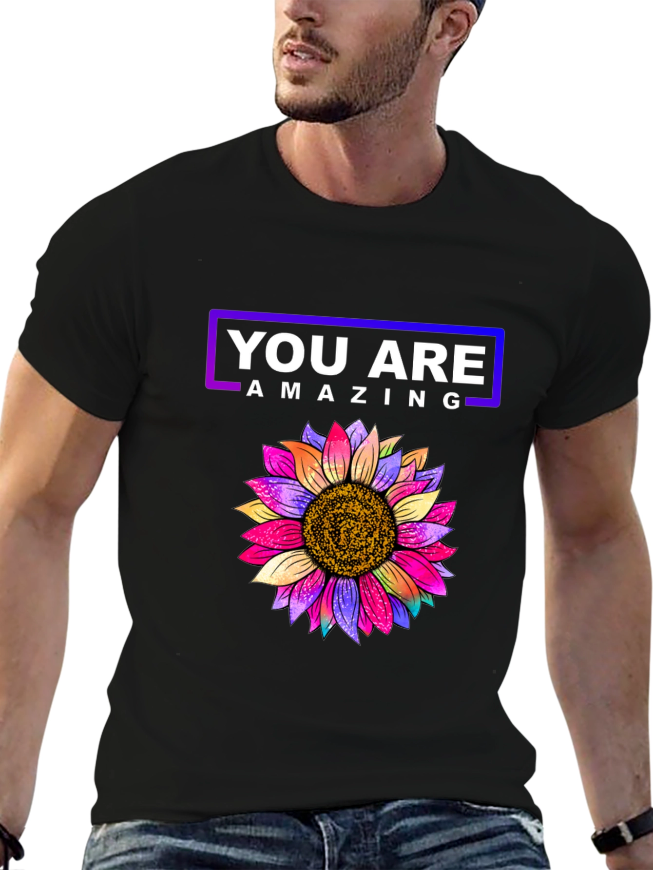 You Are Amazing Sunflower Graphic Tee