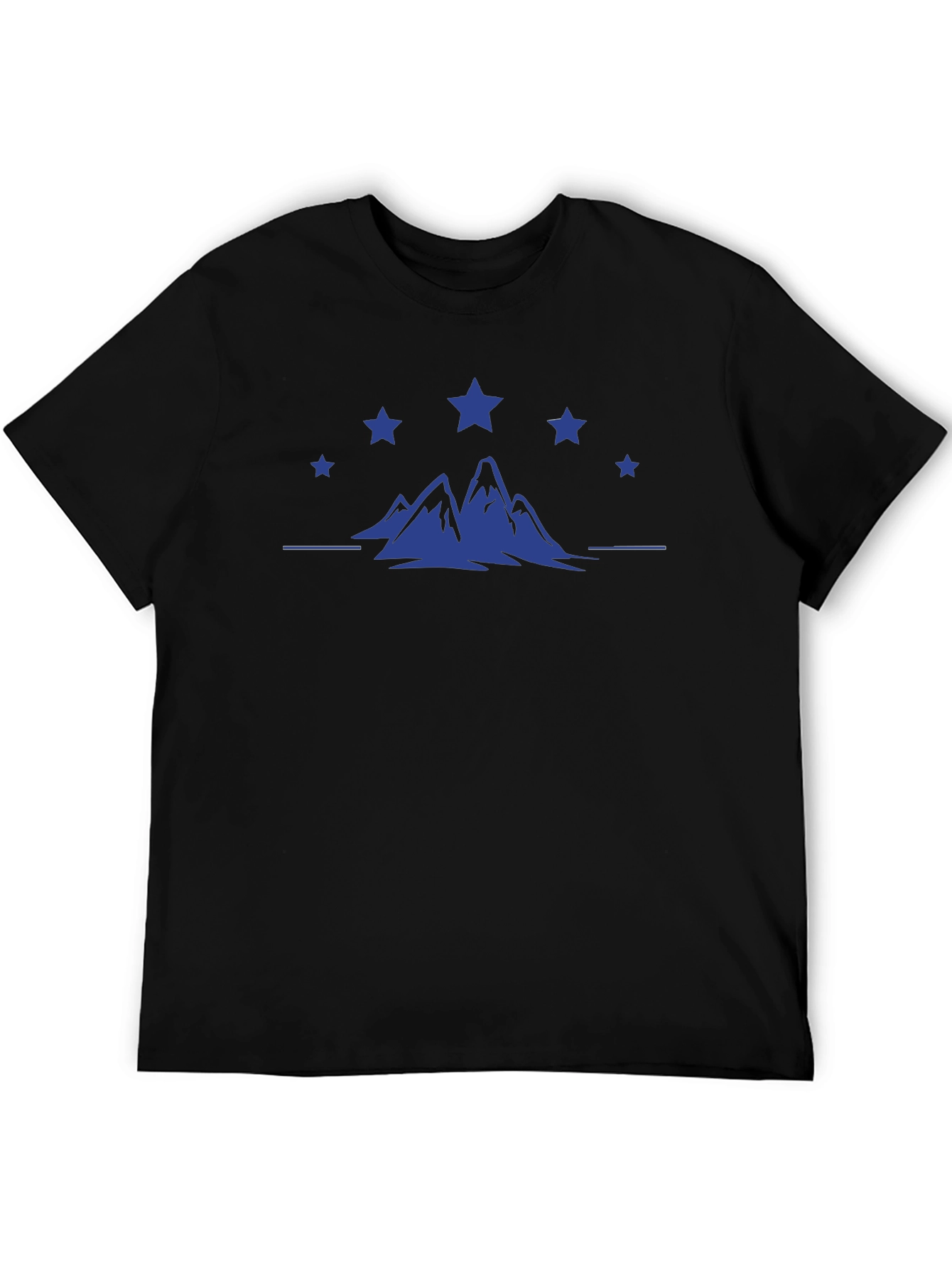 Mountain Stars Graphic Tee - Classic Style