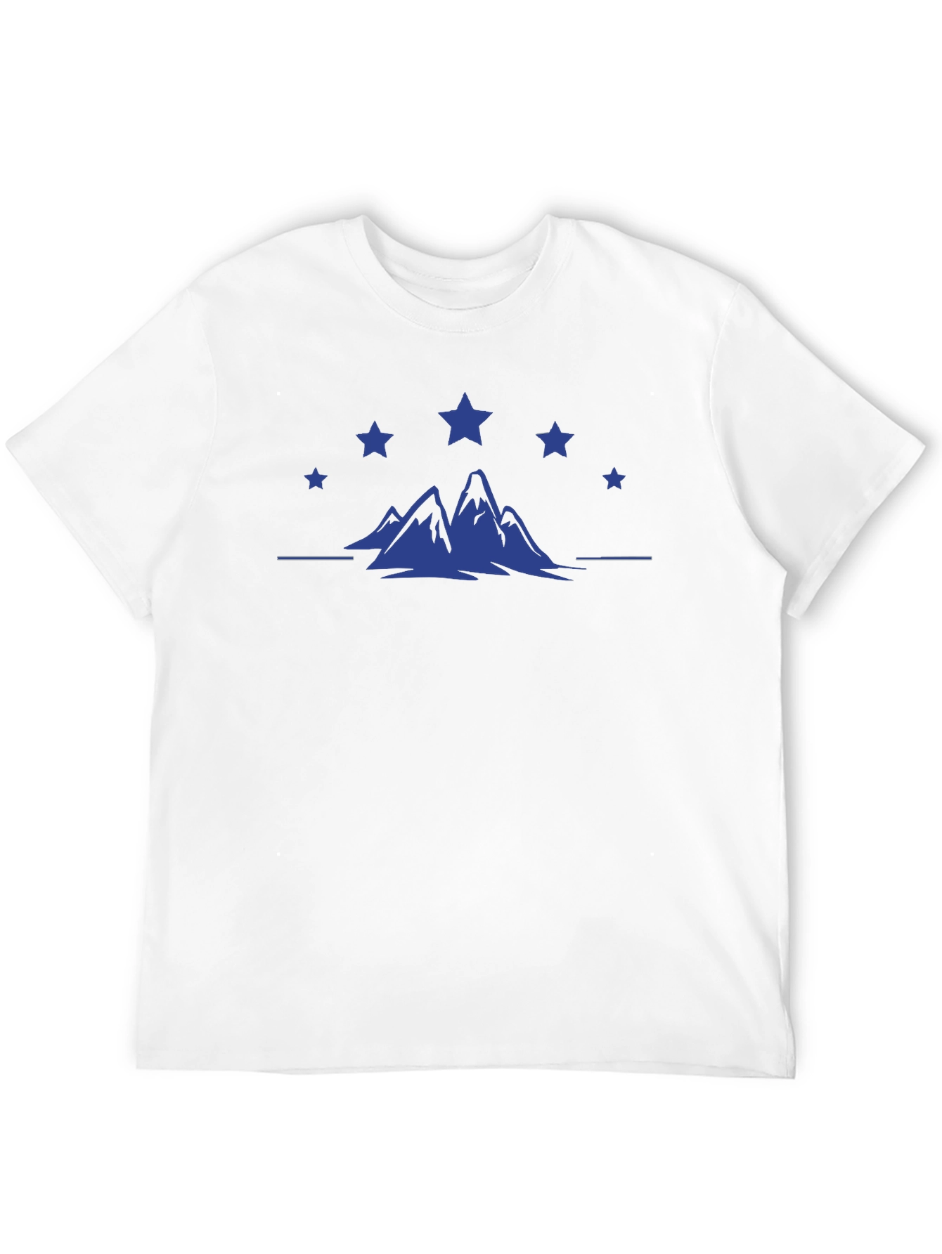 Mountain Stars Graphic Tee - Classic Style
