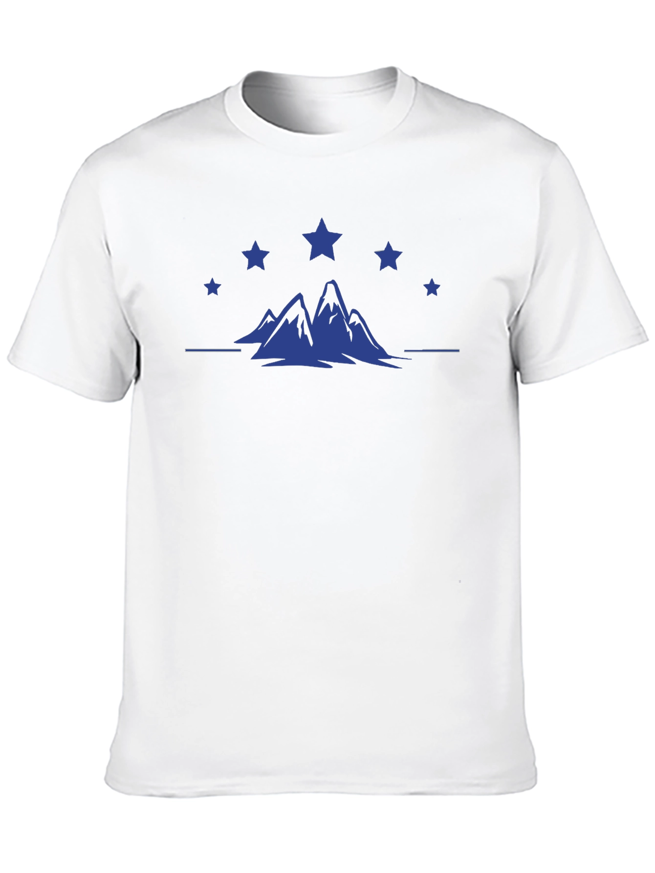 Mountain Stars Graphic Tee - Classic Style