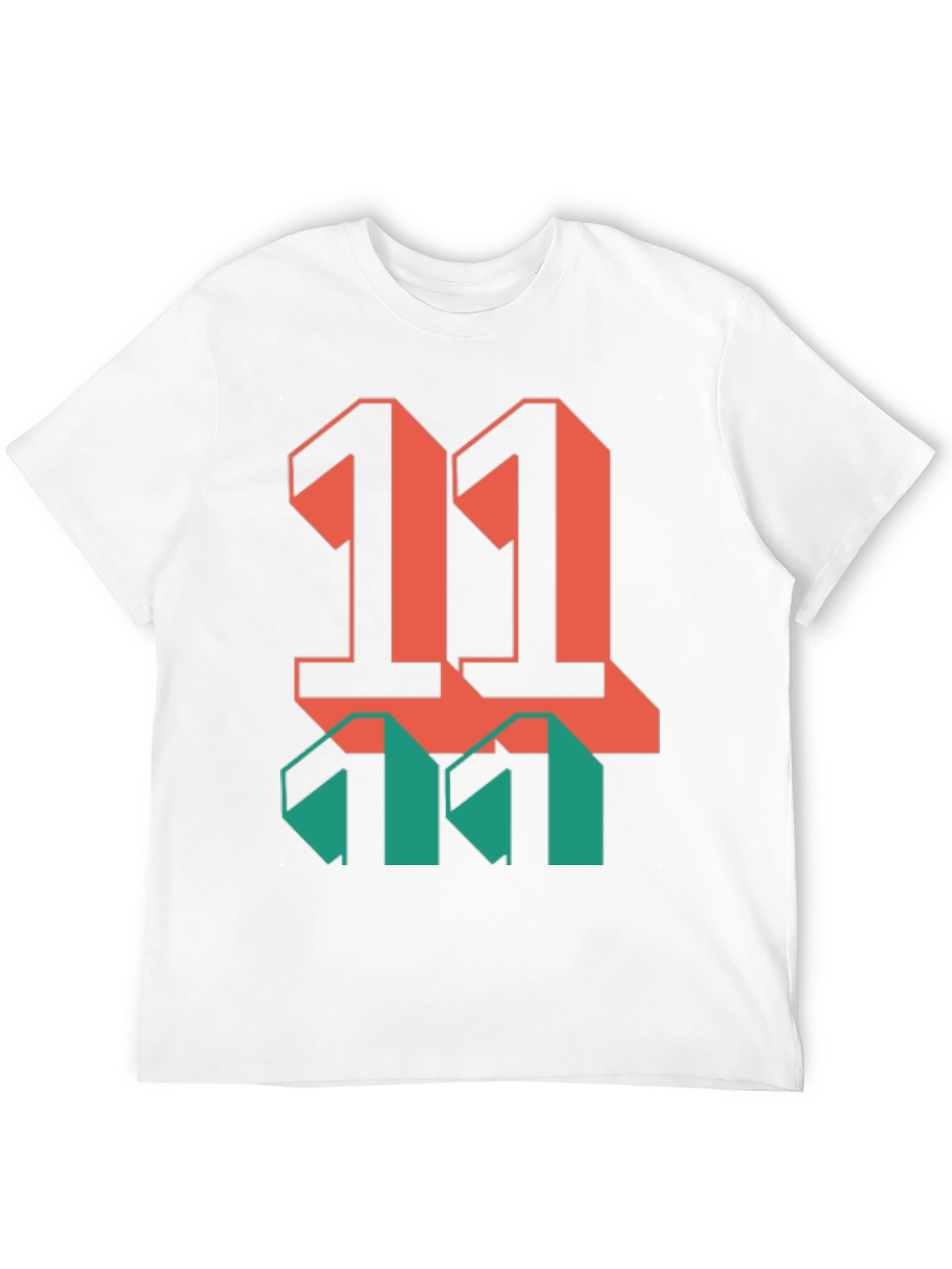 Bold Graphic T-Shirt: Retro 11 Design