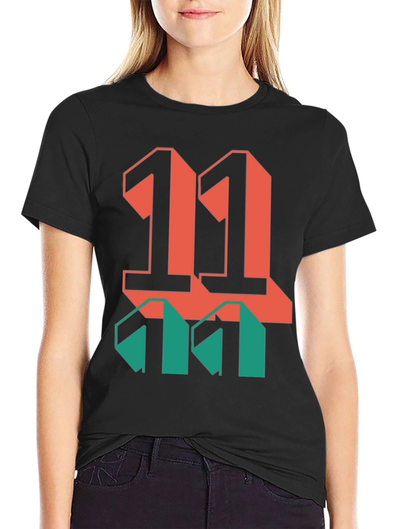 Bold Graphic T-Shirt: Retro 11 Design