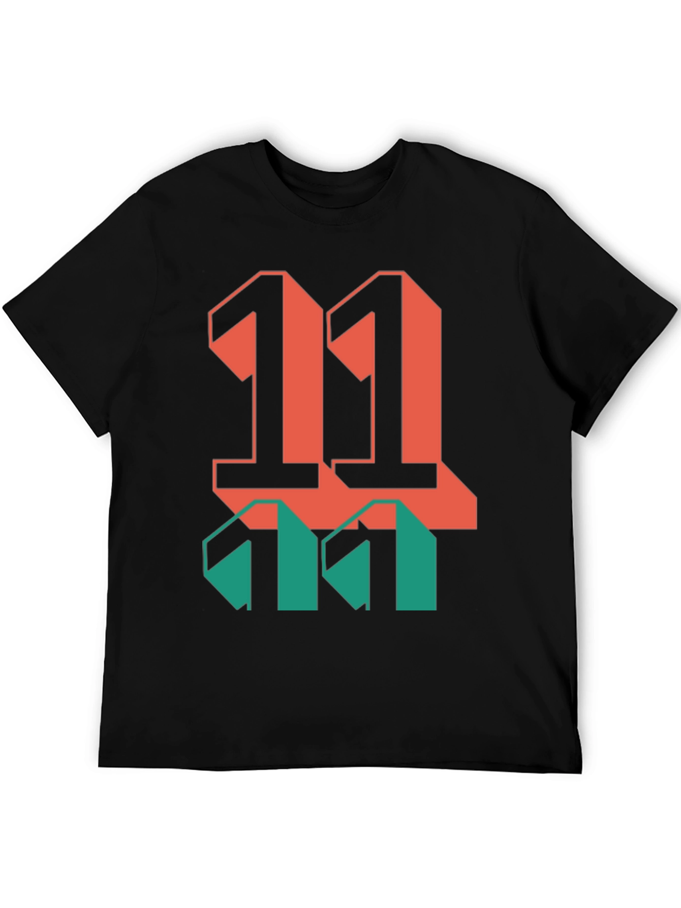 Bold Graphic T-Shirt: Retro 11 Design