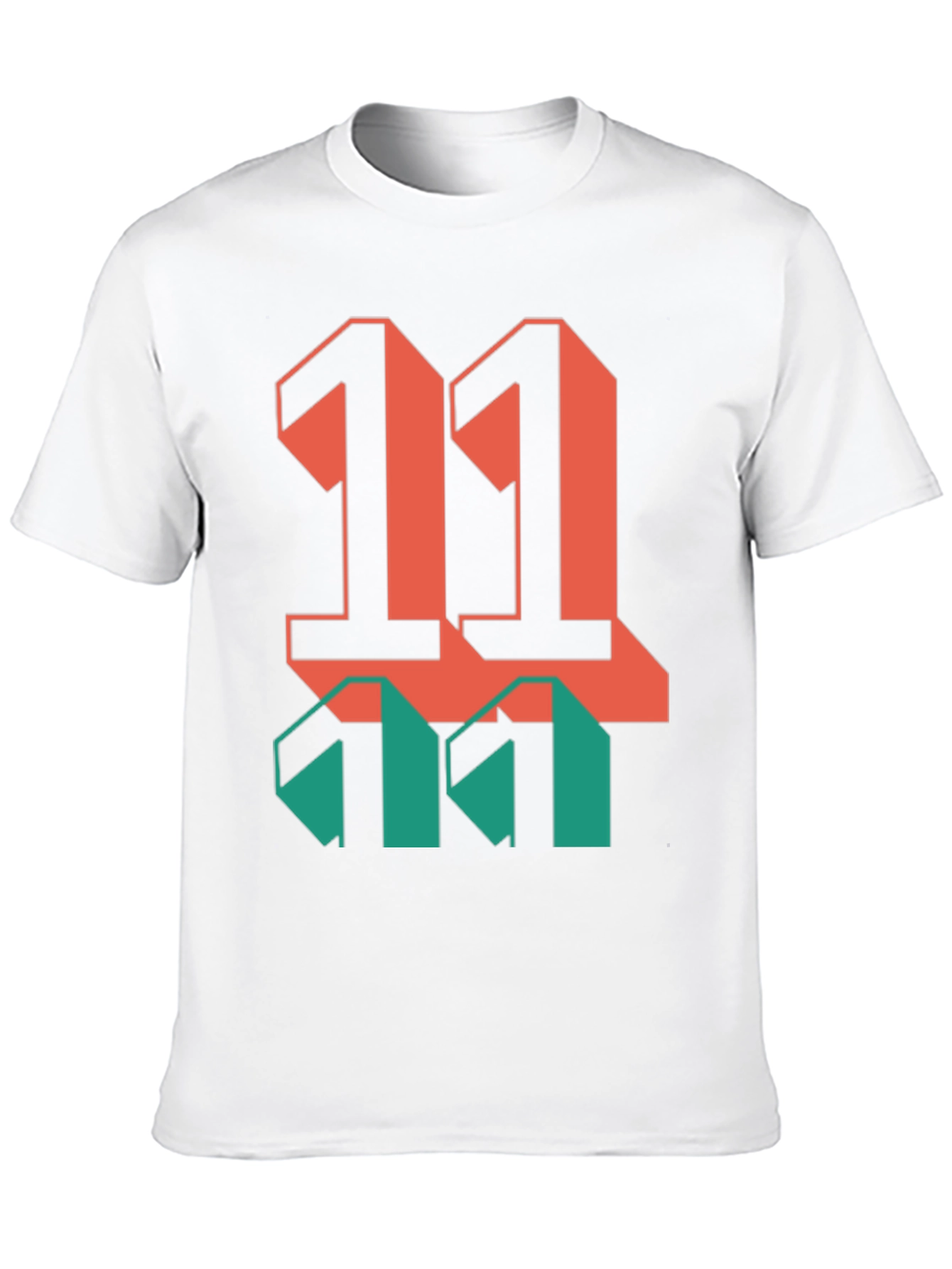 Bold Graphic T-Shirt: Retro 11 Design