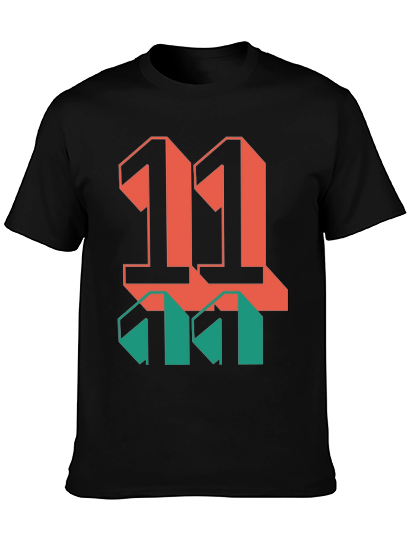 Bold Graphic T-Shirt: Retro 11 Design
