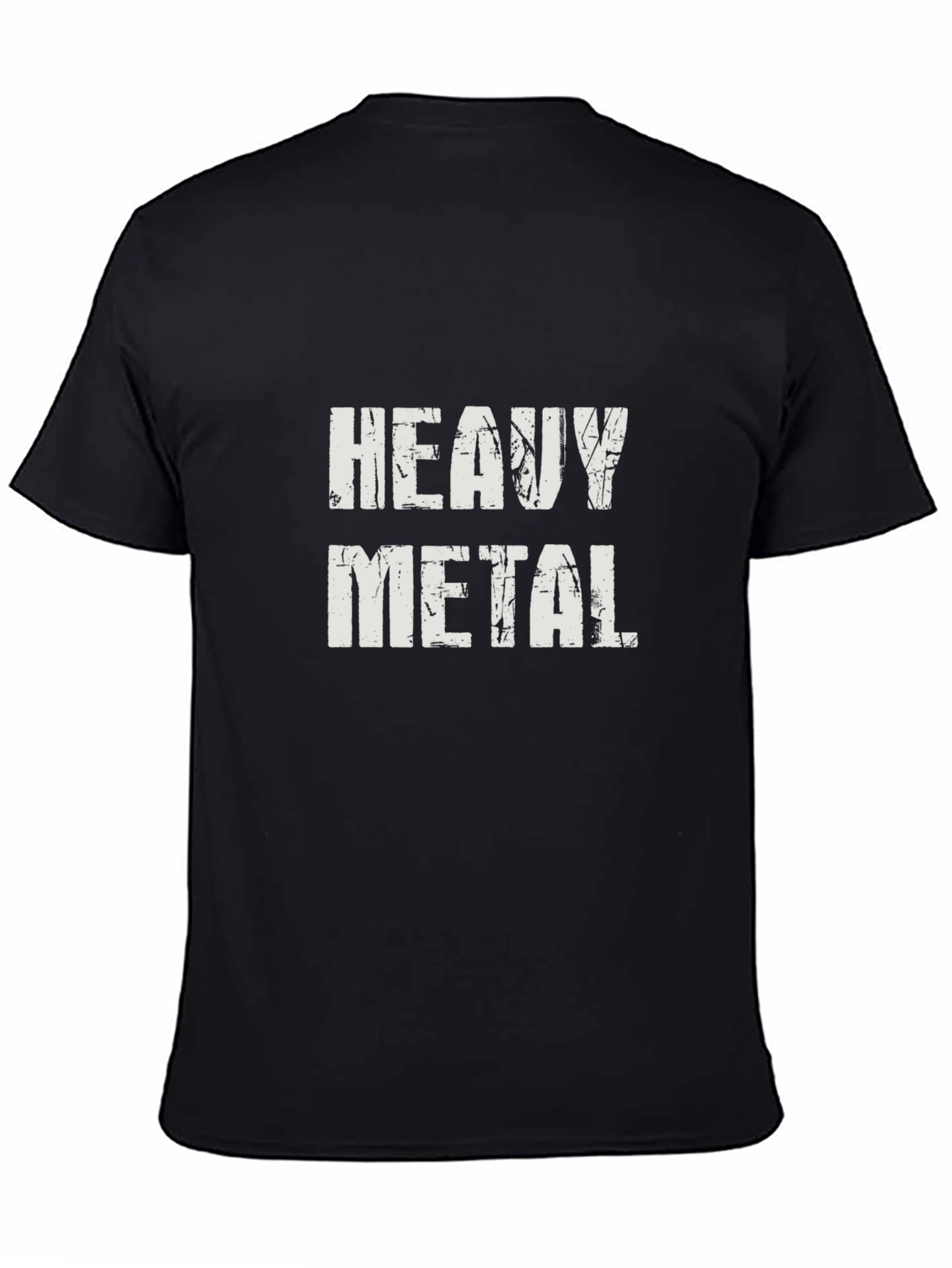 Heavy Metal Distressed Graphic T-Shirt