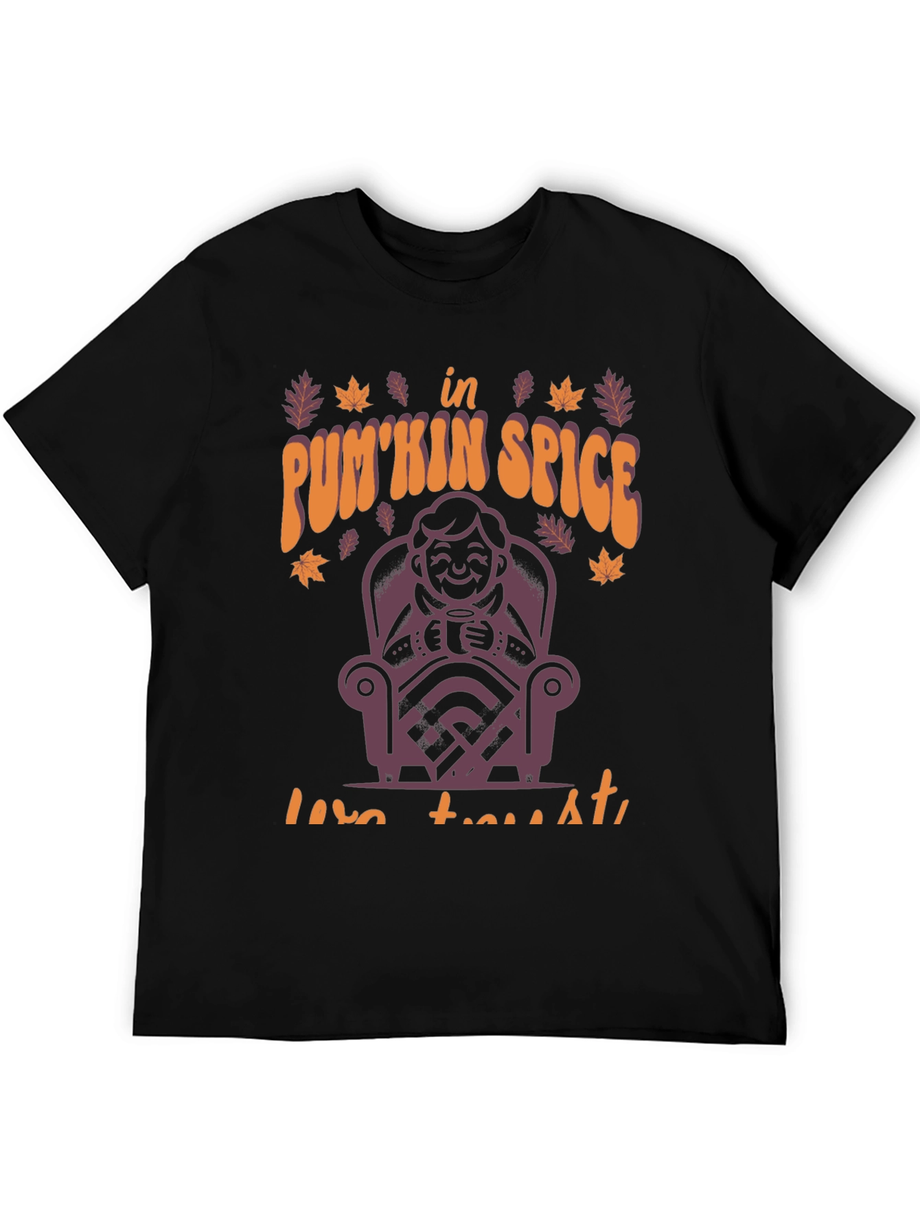 Pumpkin Spice Latte T-Shirt Fall Autumn Design