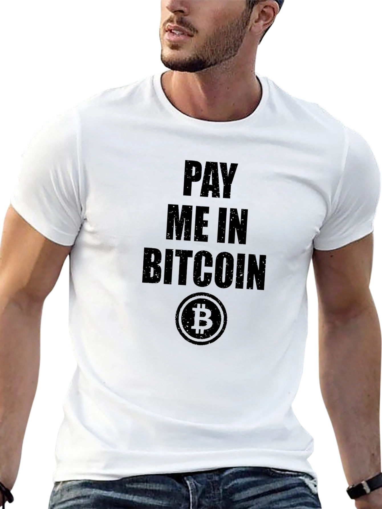 Pay Me in Bitcoin Black Tee