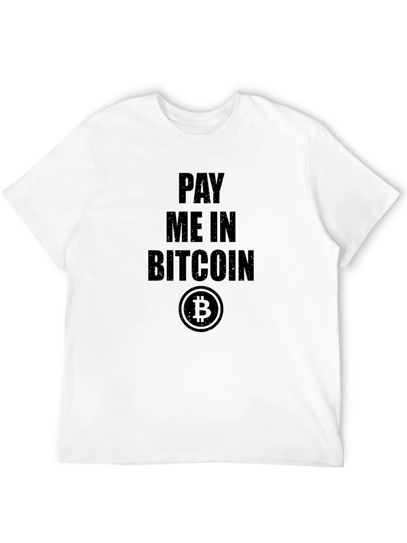 Pay Me in Bitcoin Black Tee
