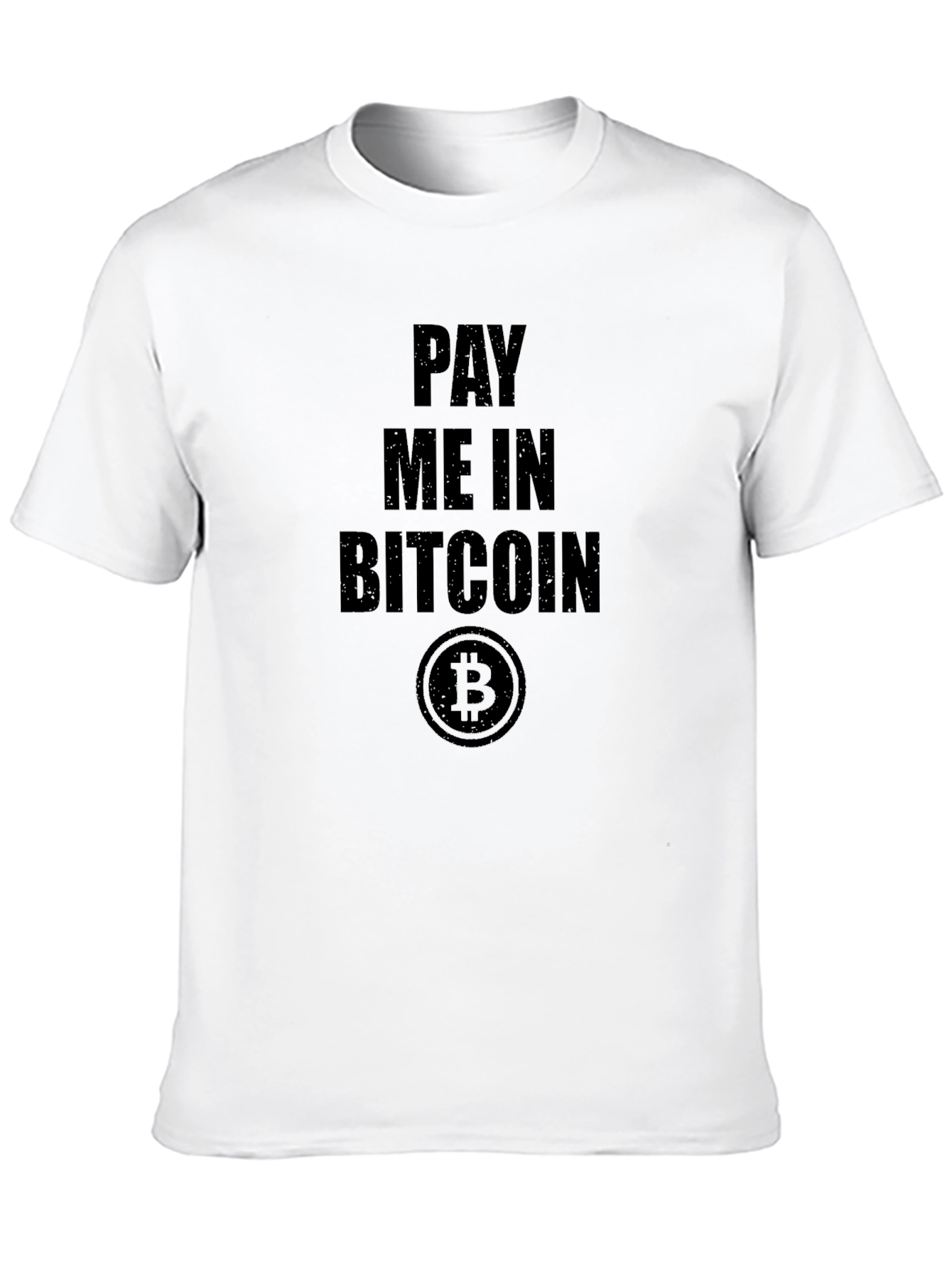 Pay Me in Bitcoin Black Tee