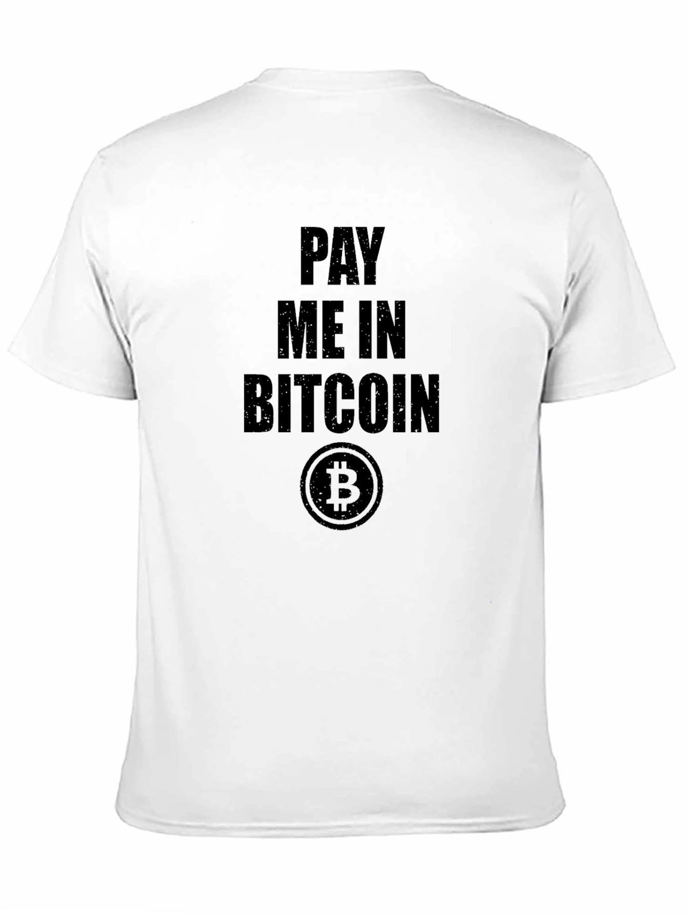 Pay Me in Bitcoin Black Tee