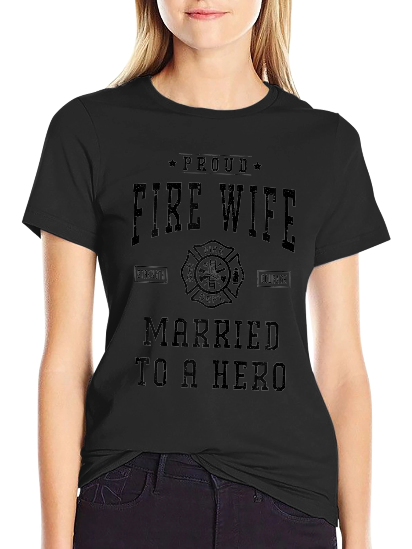 Proud Fire Wife Hero Tee