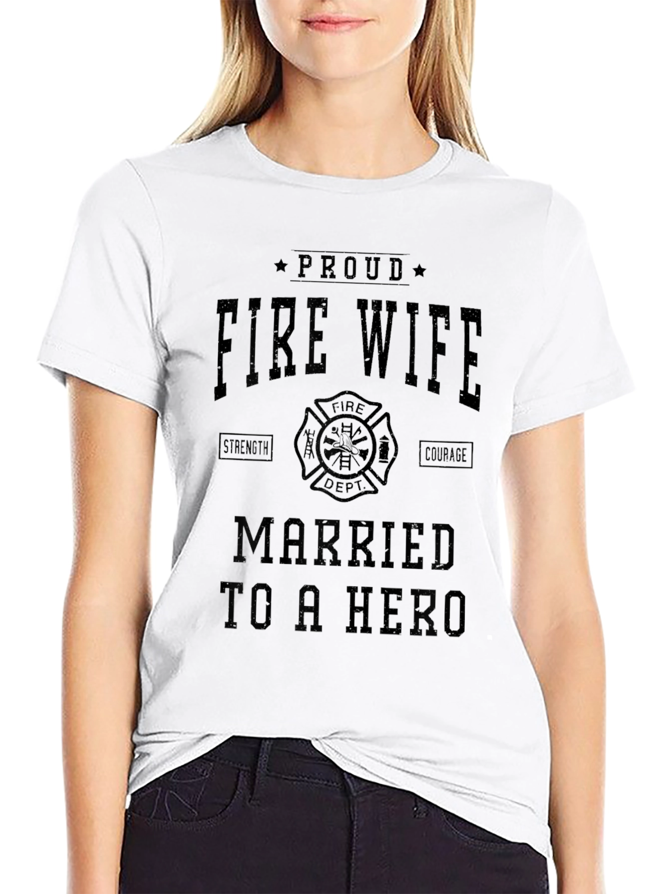 Proud Fire Wife Hero Tee