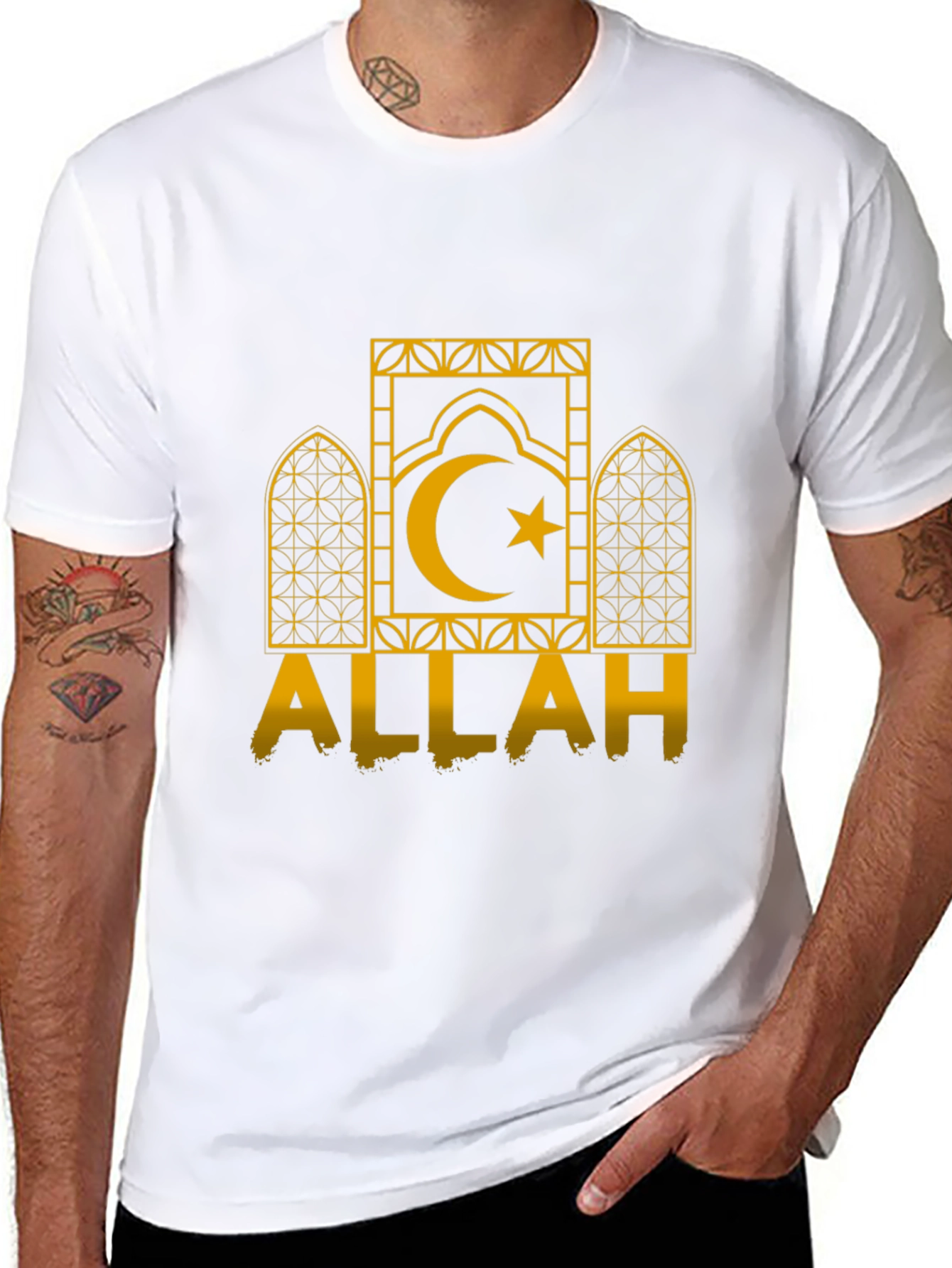Allah Islamic Design T-Shirt