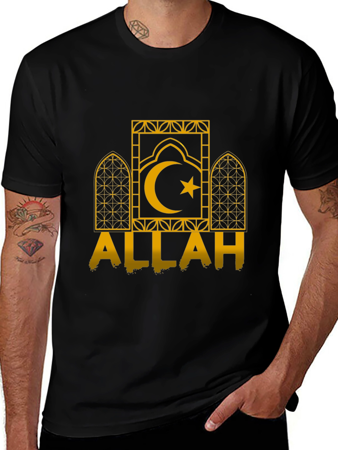 Allah Islamic Design T-Shirt