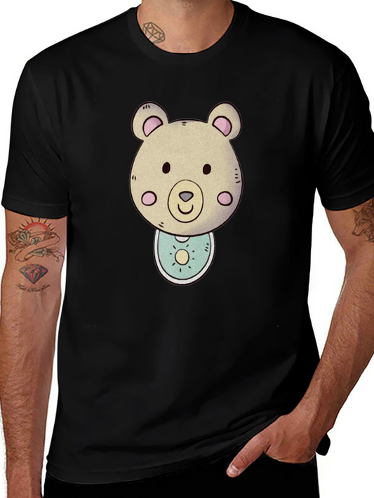 Bear Graphic Tee - Cute Cartoon Animal Shirt