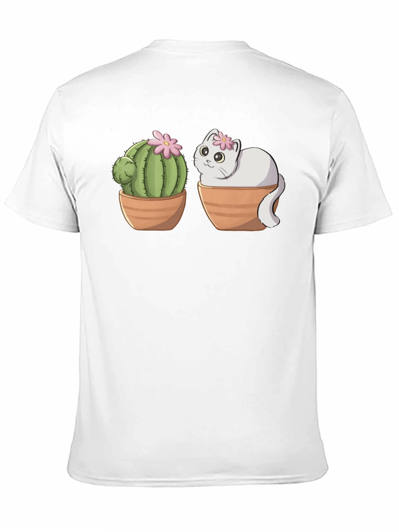 Cactus Cat T-Shirt - Cute & Unique Design