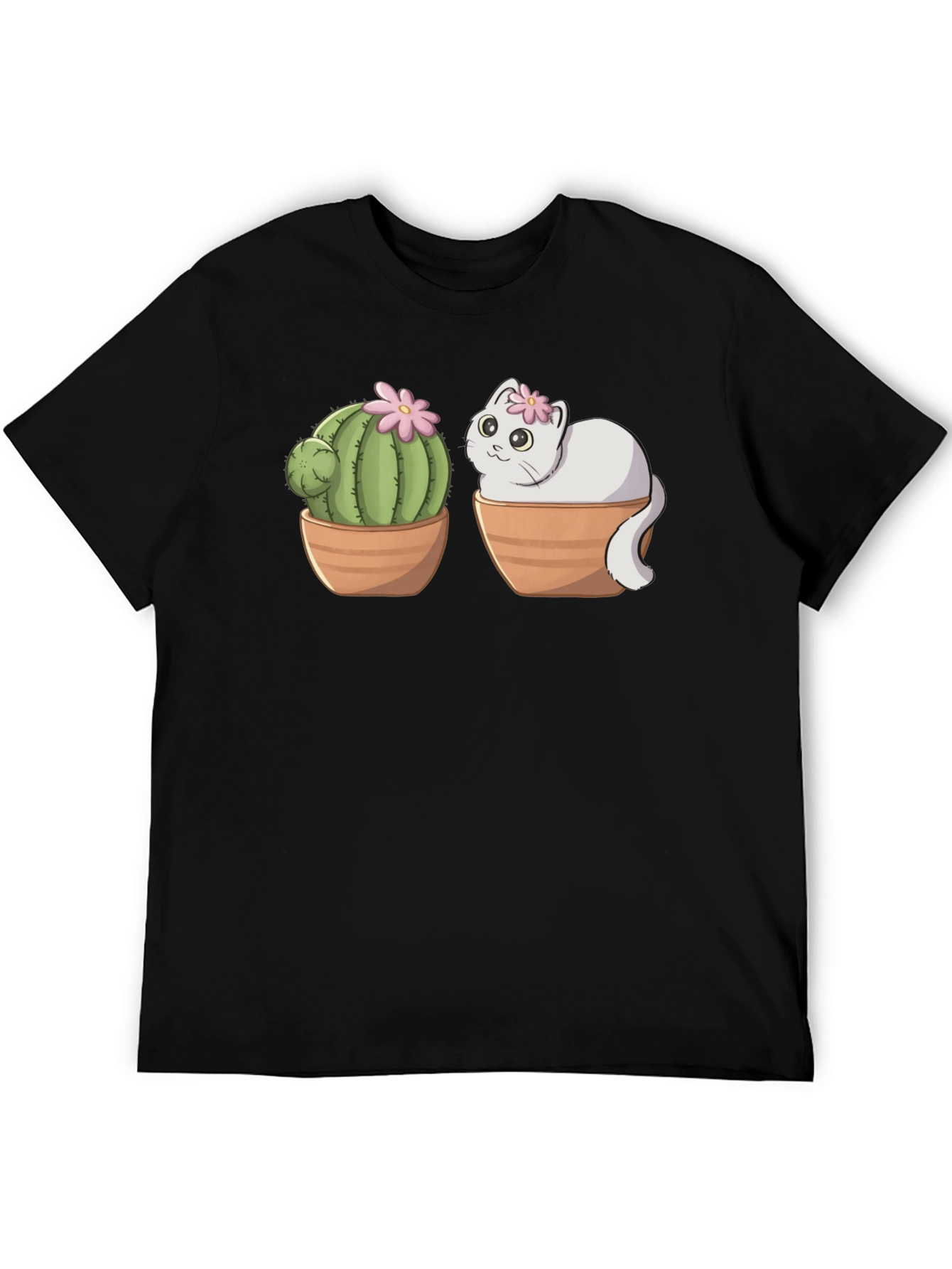 Cactus Cat T-Shirt - Cute & Unique Design