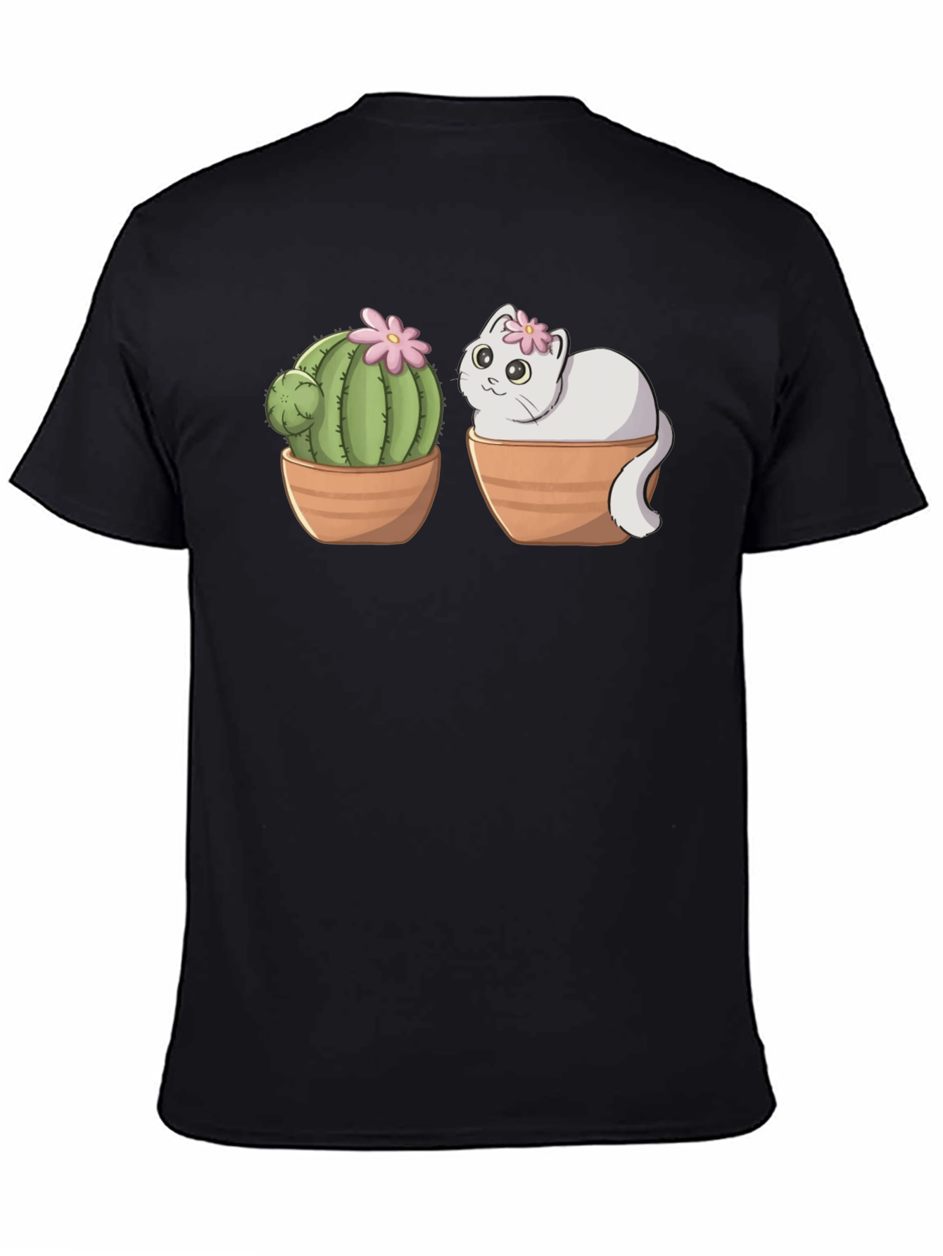 Cactus Cat T-Shirt - Cute & Unique Design