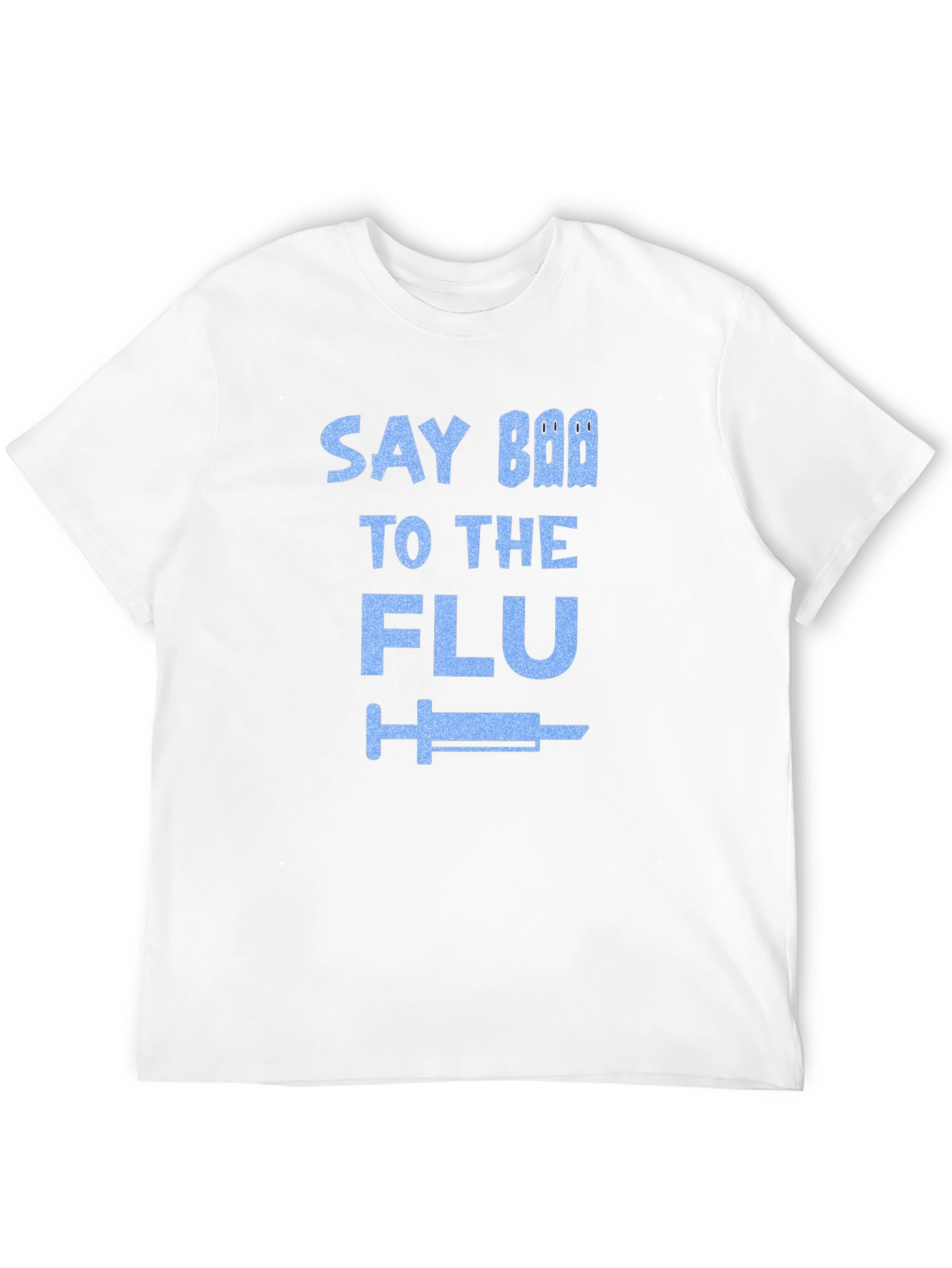 Say Boo To The Flu Black T-Shirt