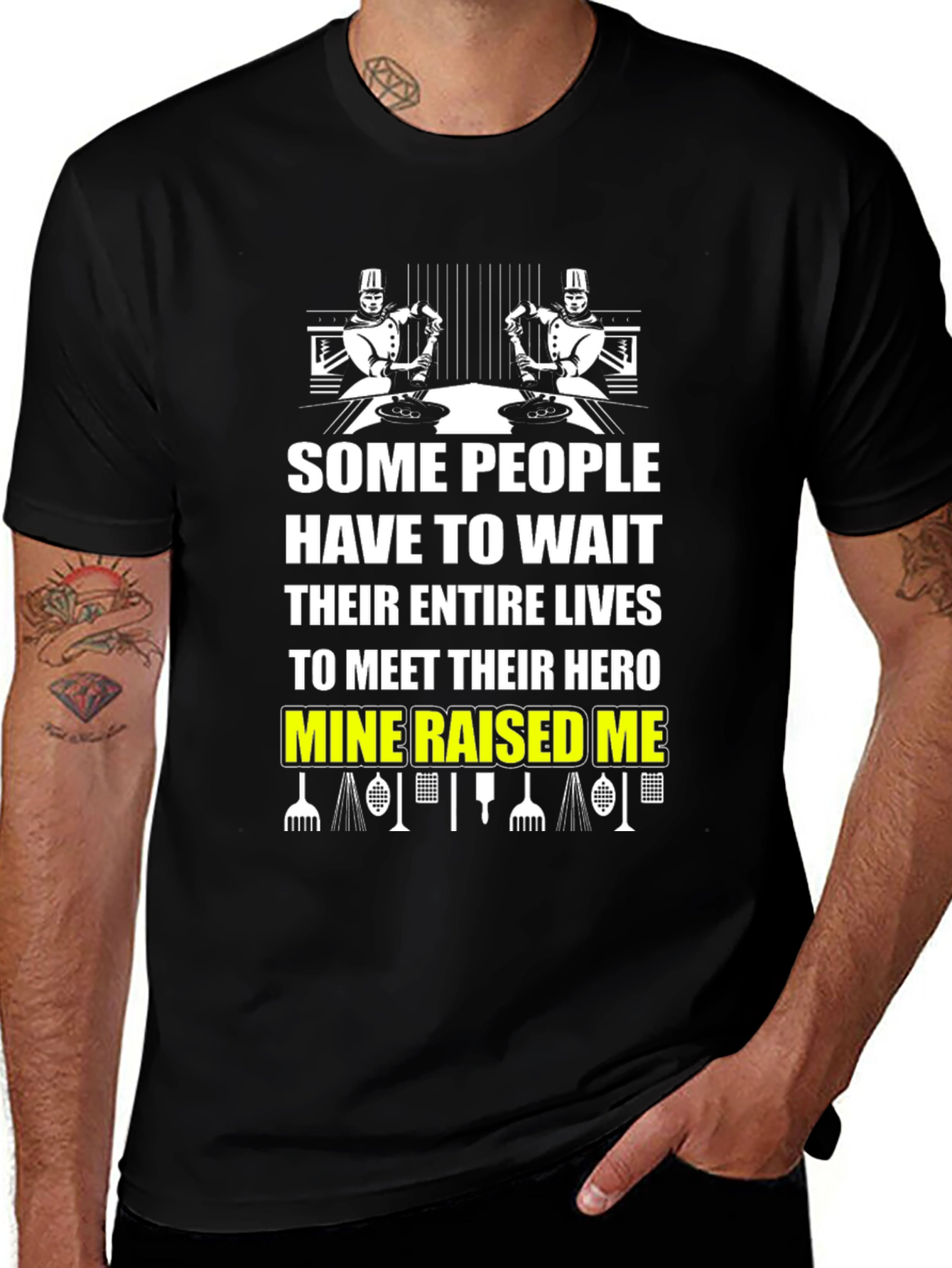 Chef Dad T-Shirt - Mine Raised Me