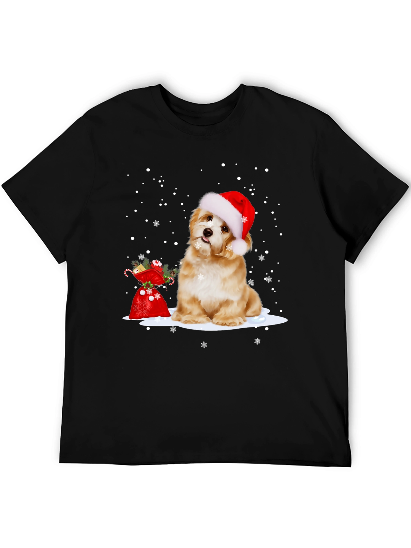 Christmas Dog T-Shirt - Festive Holiday Tee