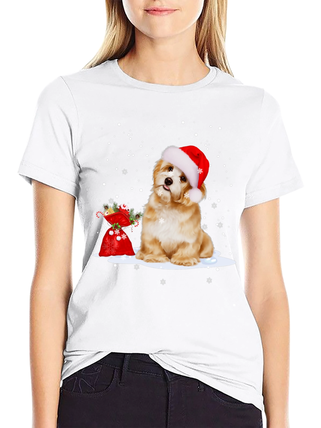 Christmas Dog T-Shirt - Festive Holiday Tee