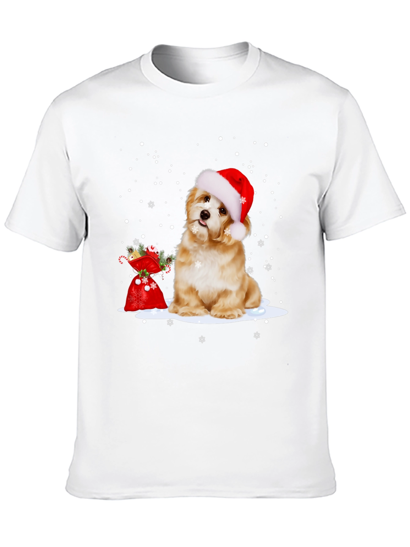 Christmas Dog T-Shirt - Festive Holiday Tee