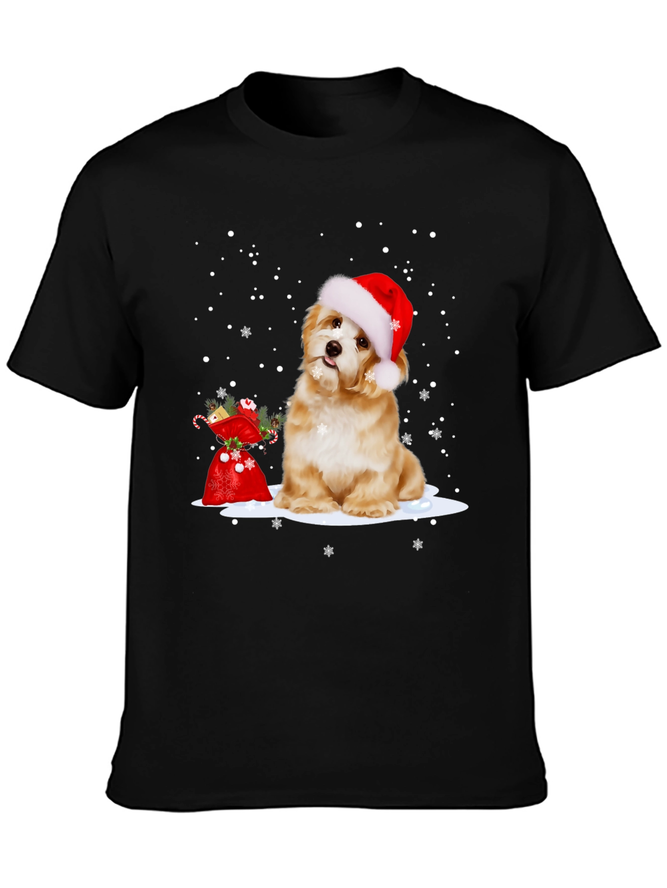Christmas Dog T-Shirt - Festive Holiday Tee