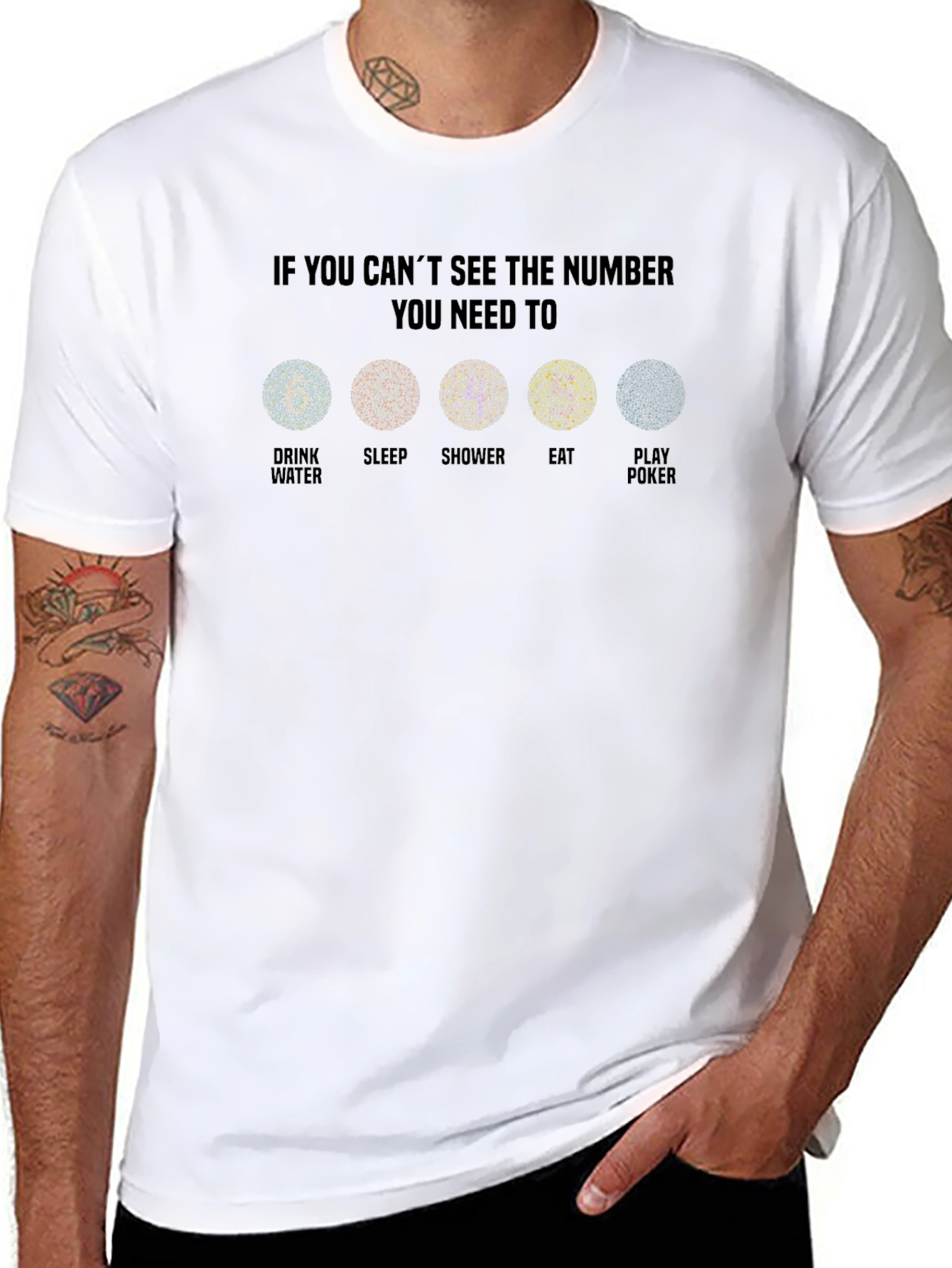 If You Cant See the Number T-Shirt