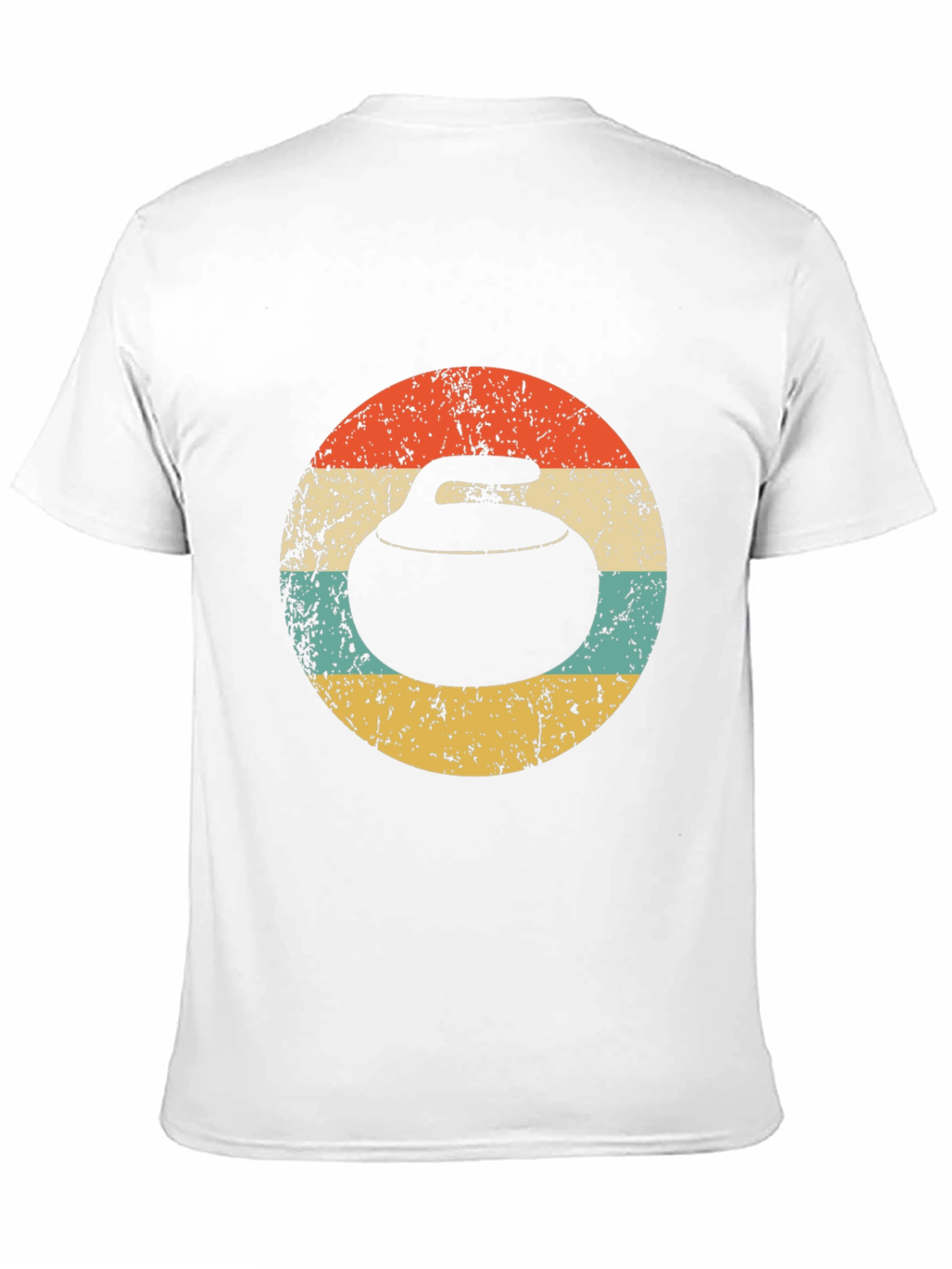 Retro Curling Stone T-Shirt