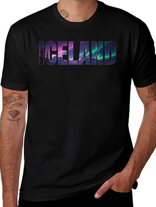 Iceland Landscape Graphic T-Shirt