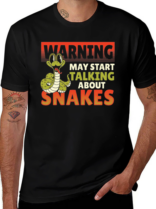 Warning May Start Talking About Snakes T-Shirt