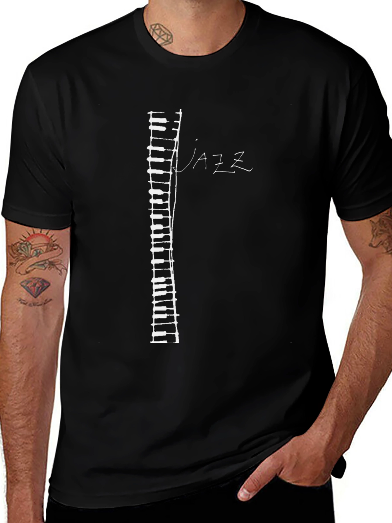 Jazz Piano T-Shirt - Music Lover Tee