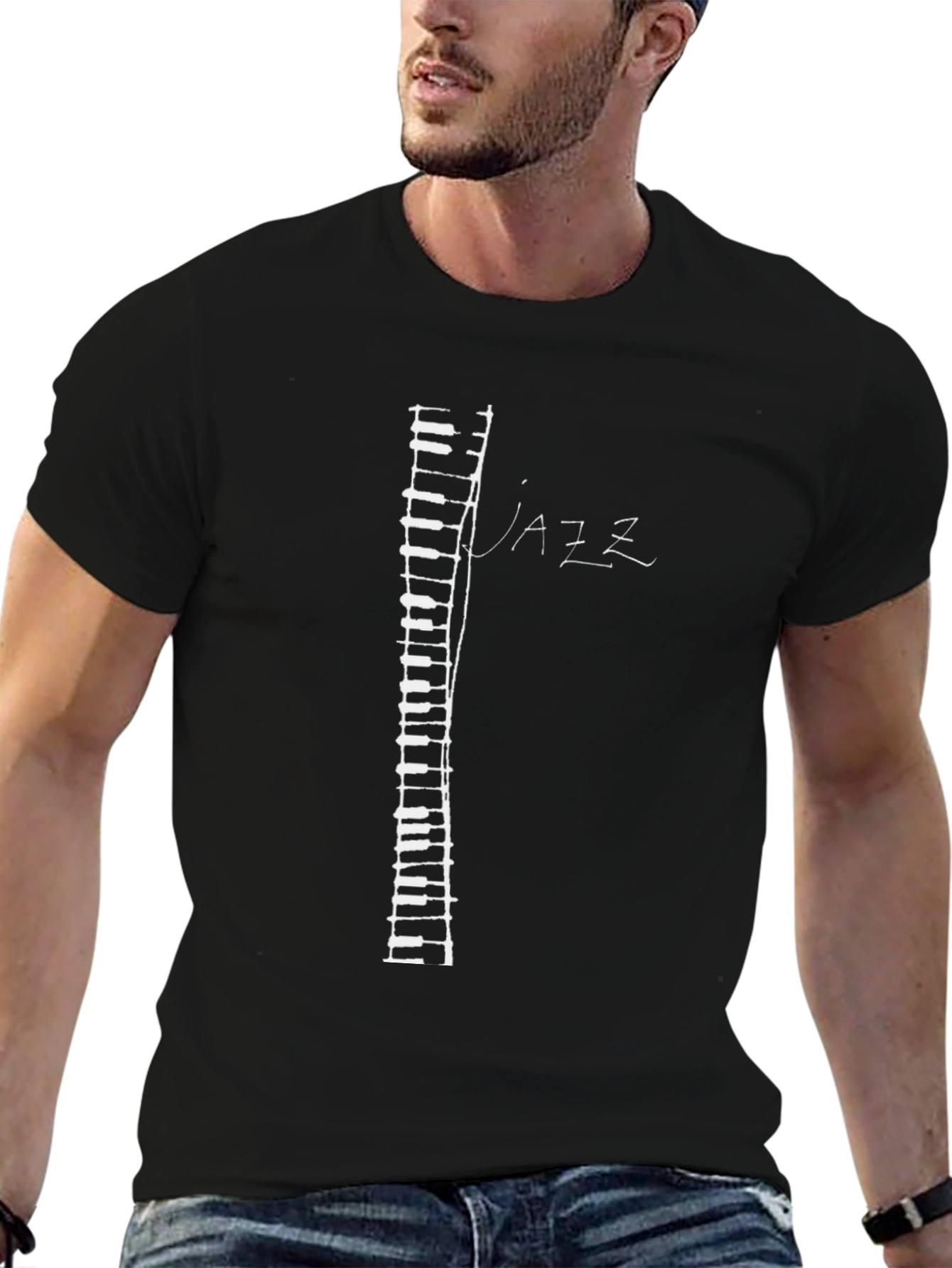 Jazz Piano T-Shirt - Music Lover Tee