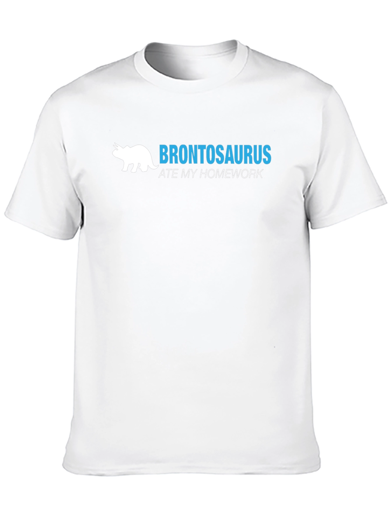 Brontosaurus Ate My Homework Graphic T-Shirt