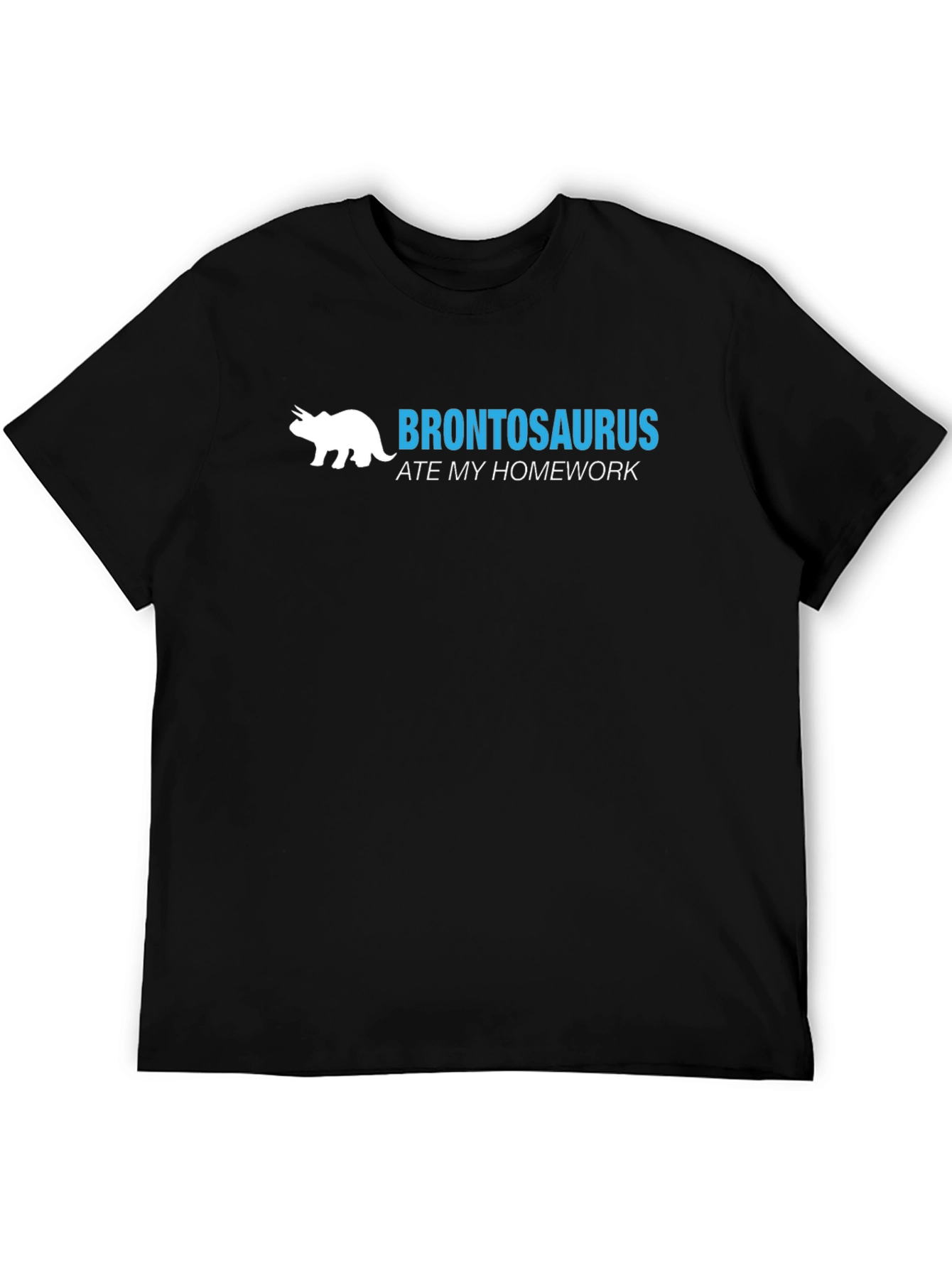 Brontosaurus Ate My Homework Graphic T-Shirt