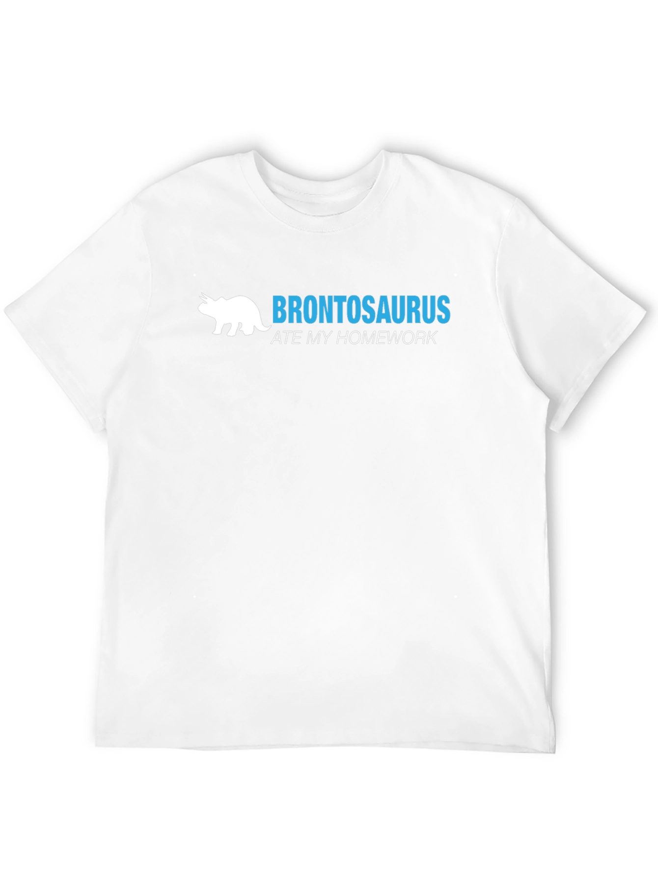 Brontosaurus Ate My Homework Graphic T-Shirt