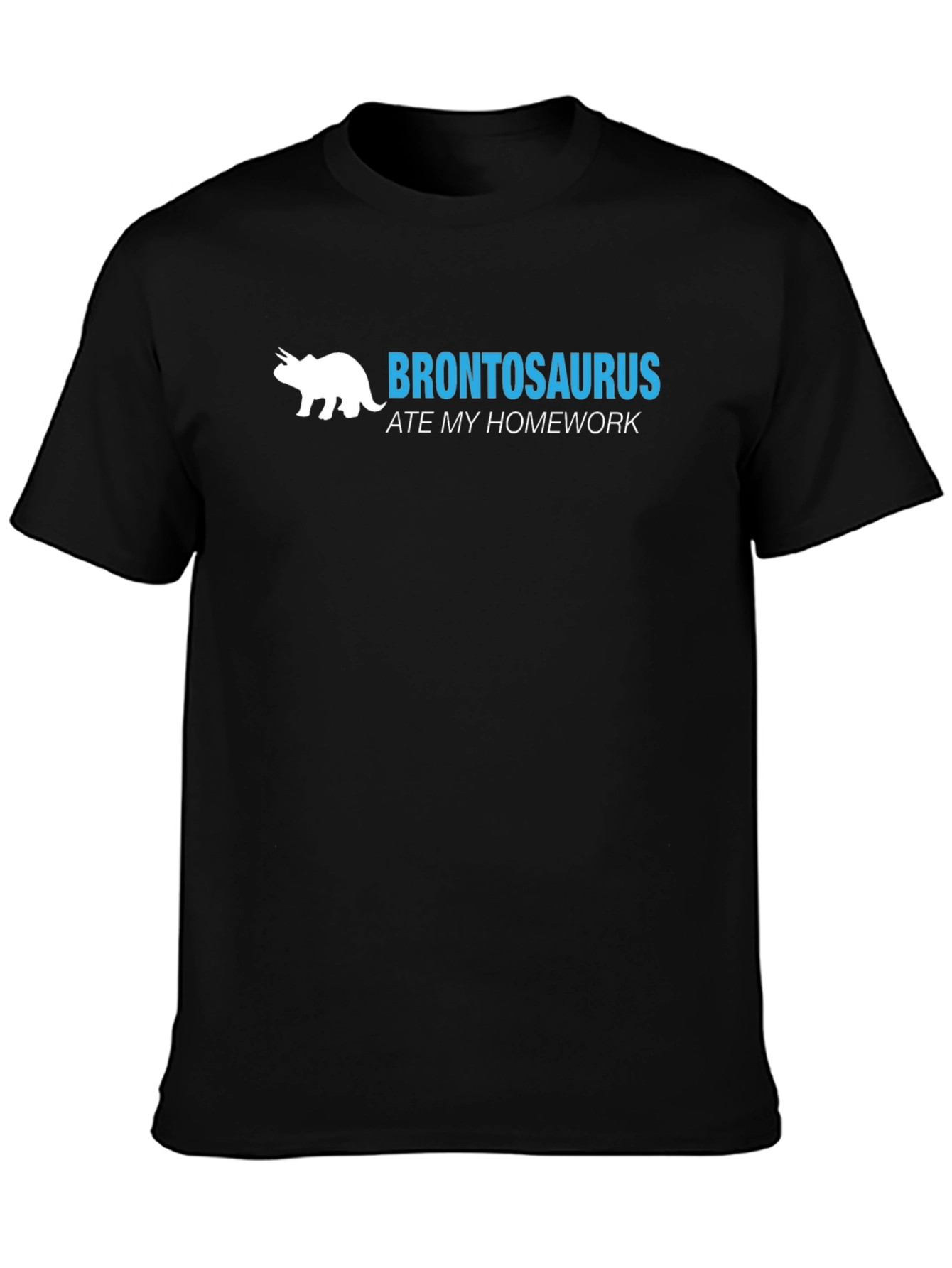 Brontosaurus Ate My Homework Graphic T-Shirt