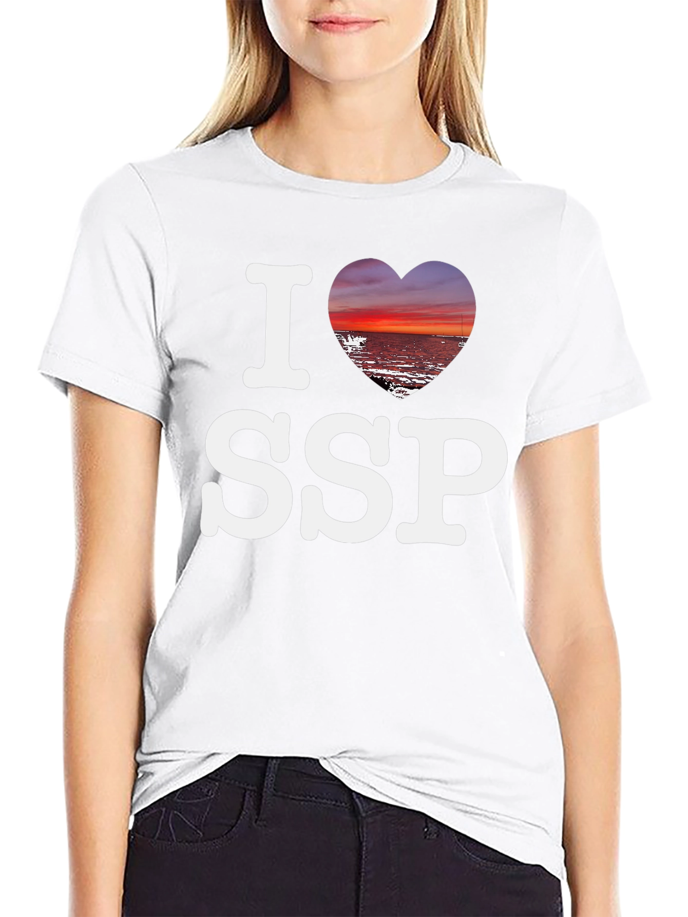 I Heart SSP T-Shirt - Sunset Beach Design