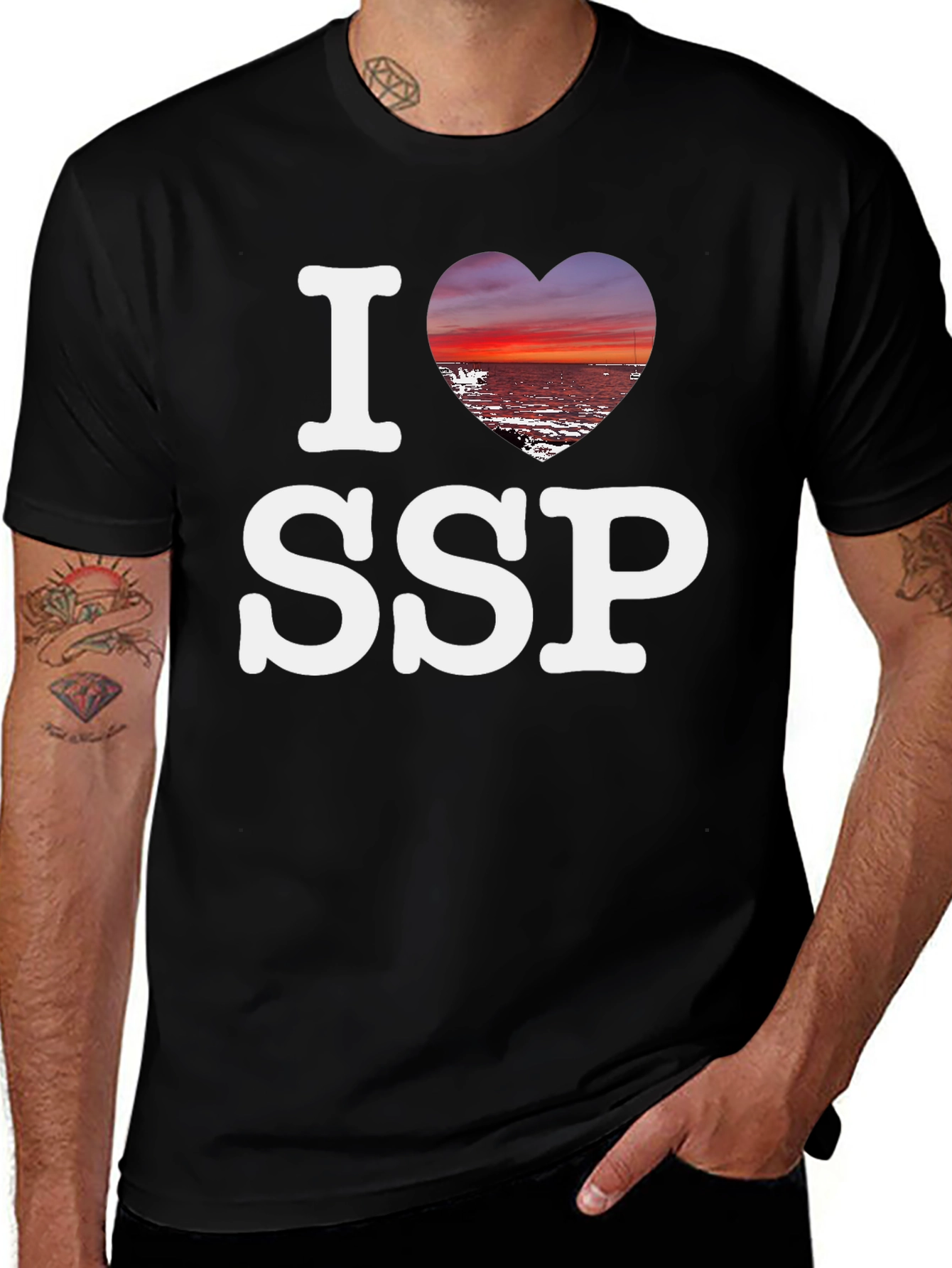 I Heart SSP T-Shirt - Sunset Beach Design
