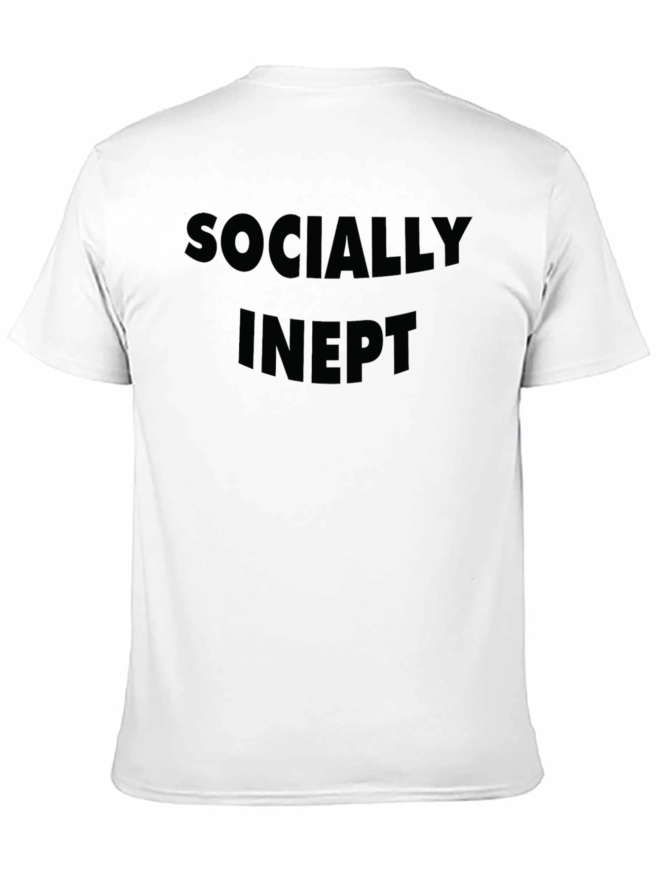 Socially Inept Graphic Tee - Mens Black T-Shirt