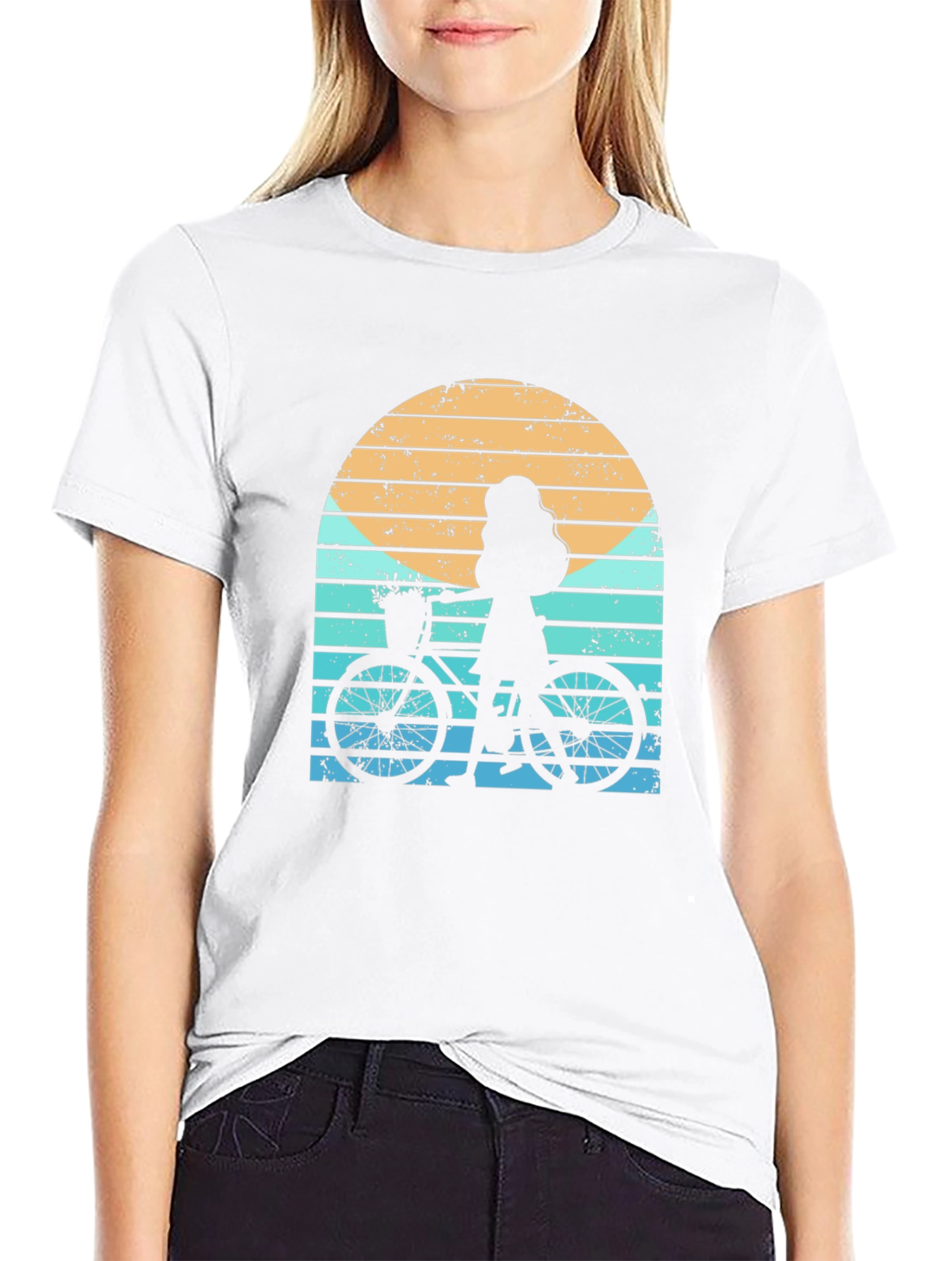 Retro Bicycle Ride Graphic Tee
