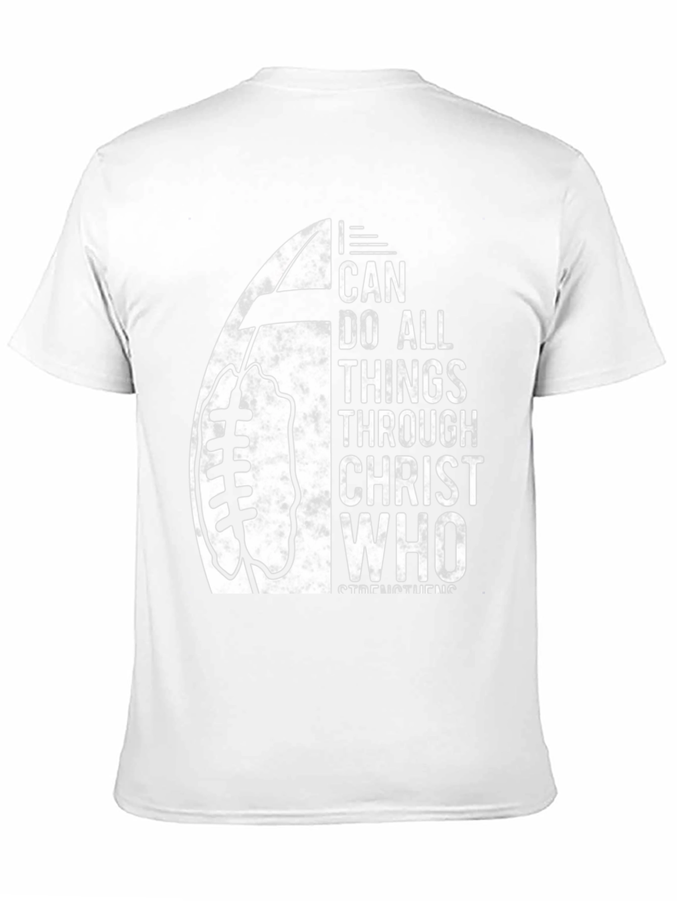 I Can Do All Things Christian Football T-Shirt